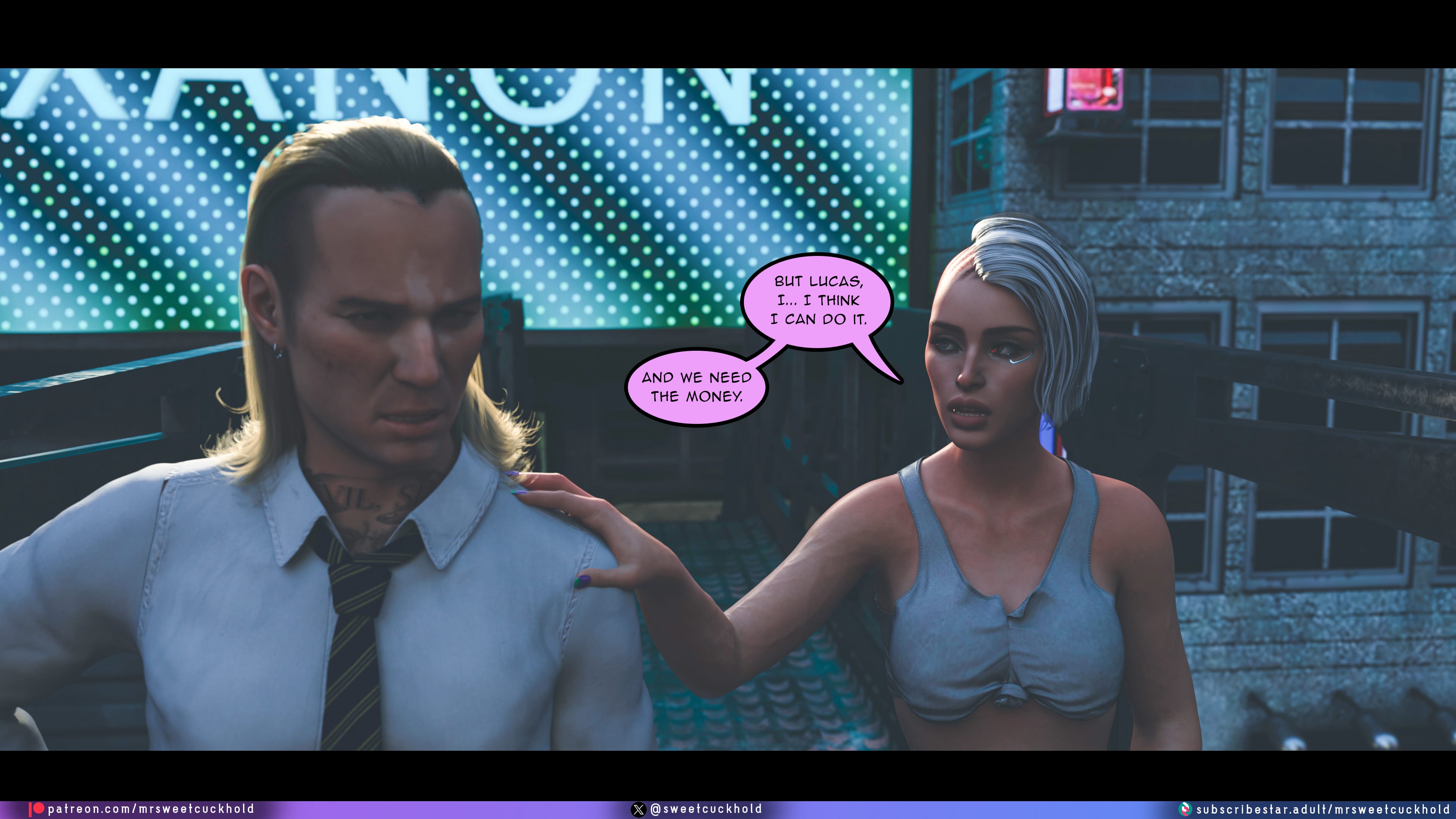 Street Corruption (Cyberpunk 2077) [Mr.SweetCuckhold] Chapter 2 Page 43