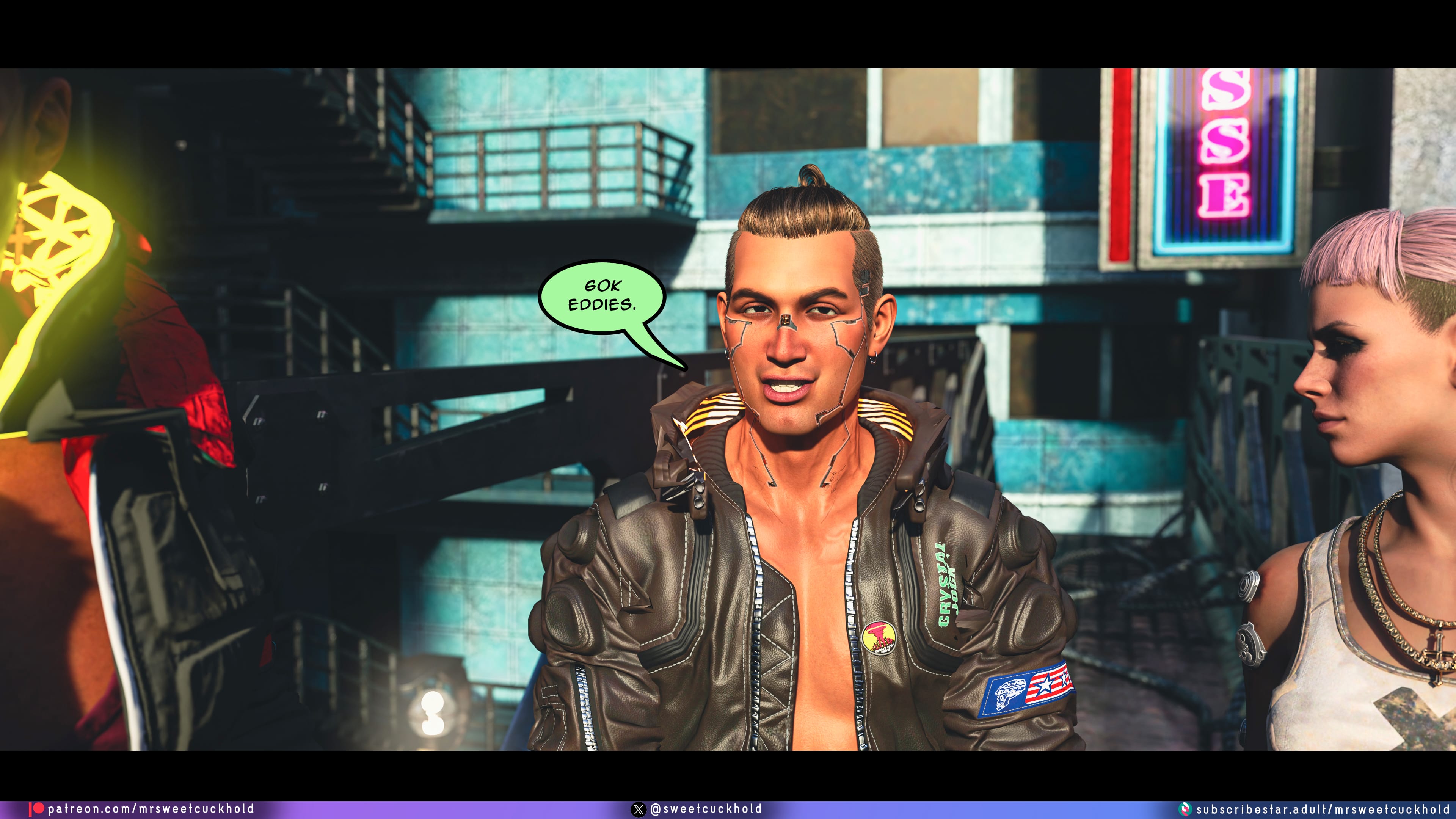 Street Corruption (Cyberpunk 2077) [Mr.SweetCuckhold] Chapter 2 Page 47