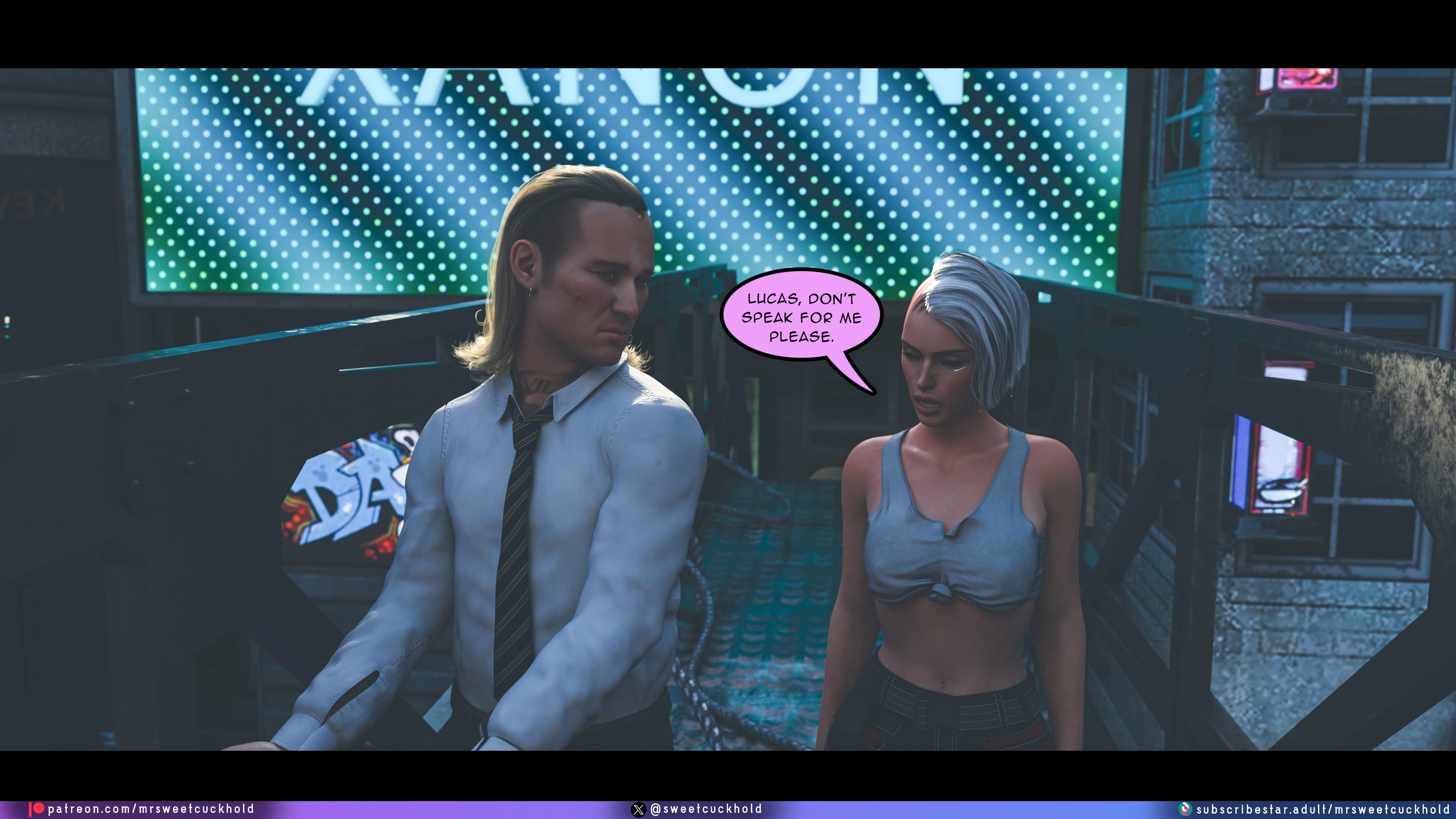 Street Corruption (Cyberpunk 2077) [Mr.SweetCuckhold] Chapter 2 Page 49