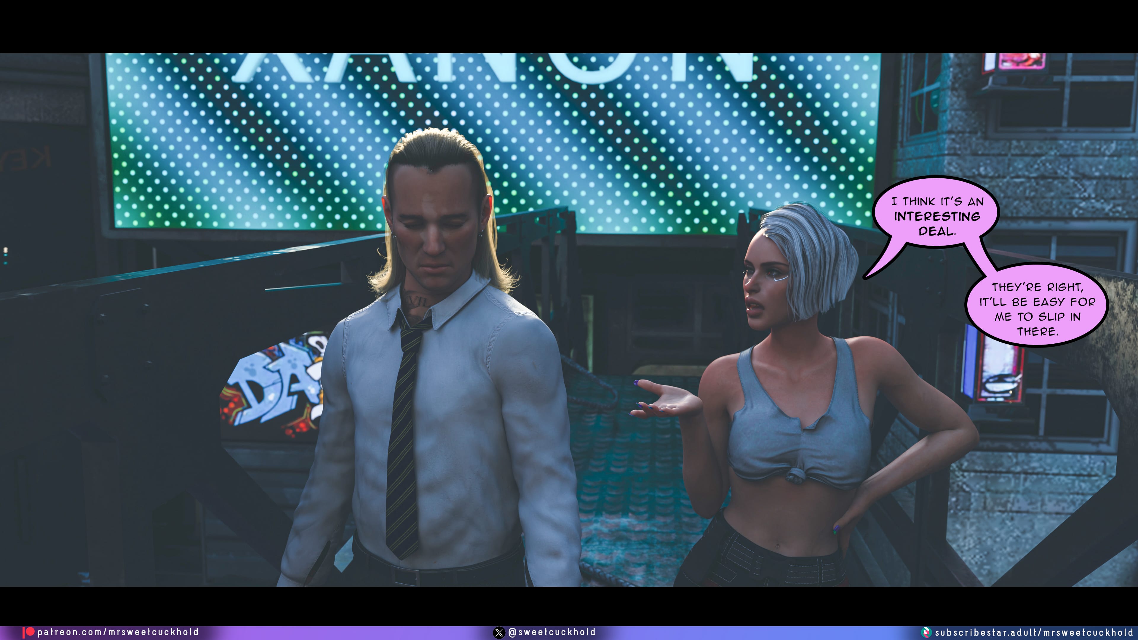 Street Corruption (Cyberpunk 2077) [Mr.SweetCuckhold] Chapter 2 Page 50