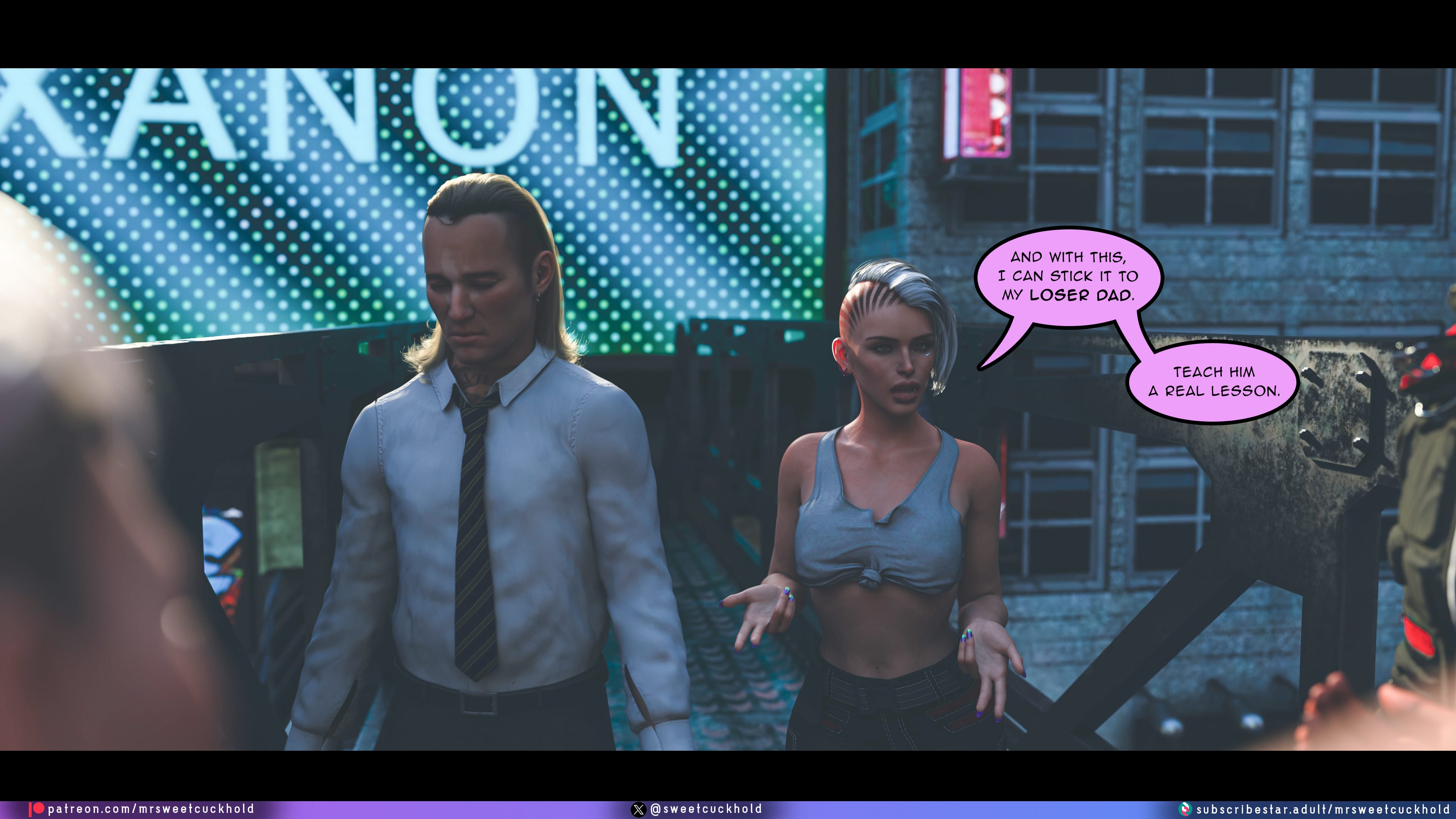 Street Corruption (Cyberpunk 2077) [Mr.SweetCuckhold] Chapter 2 Page 52