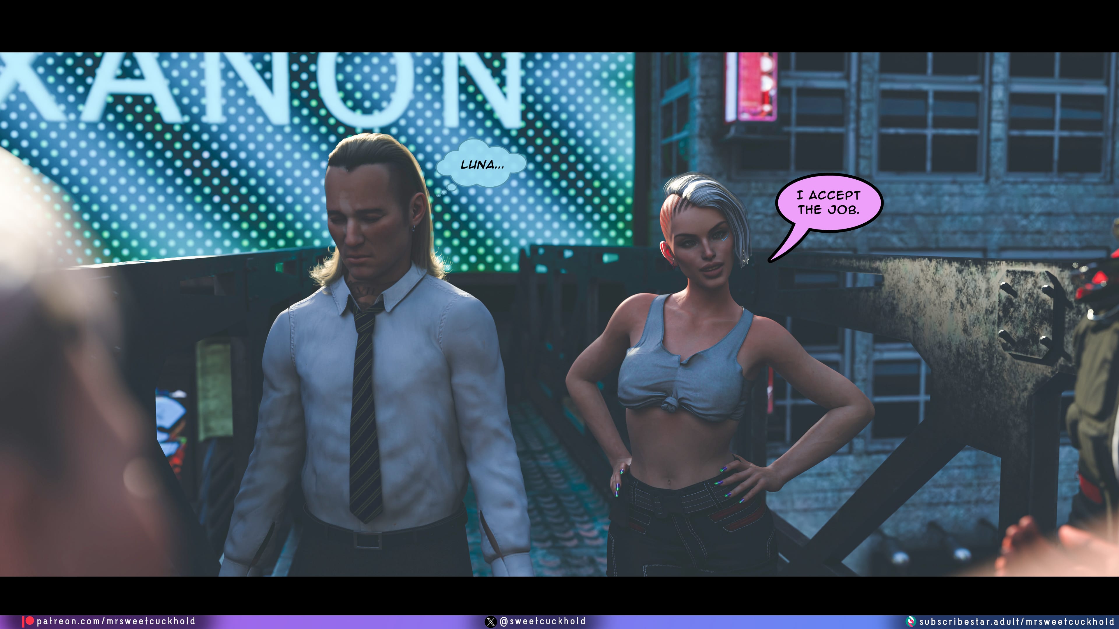 Street Corruption (Cyberpunk 2077) [Mr.SweetCuckhold] Chapter 2 Page 53