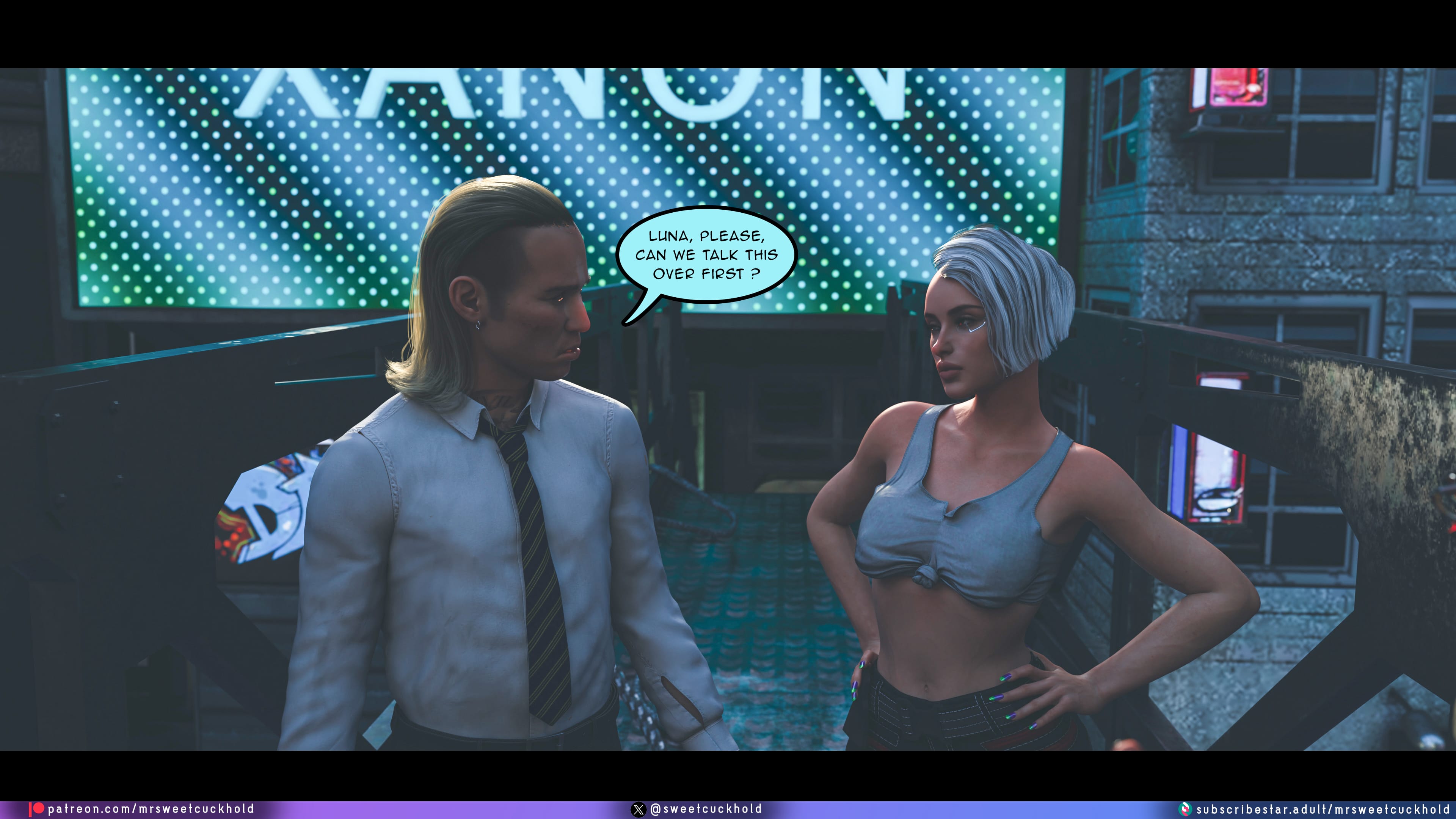 Street Corruption (Cyberpunk 2077) [Mr.SweetCuckhold] Chapter 2 Page 55