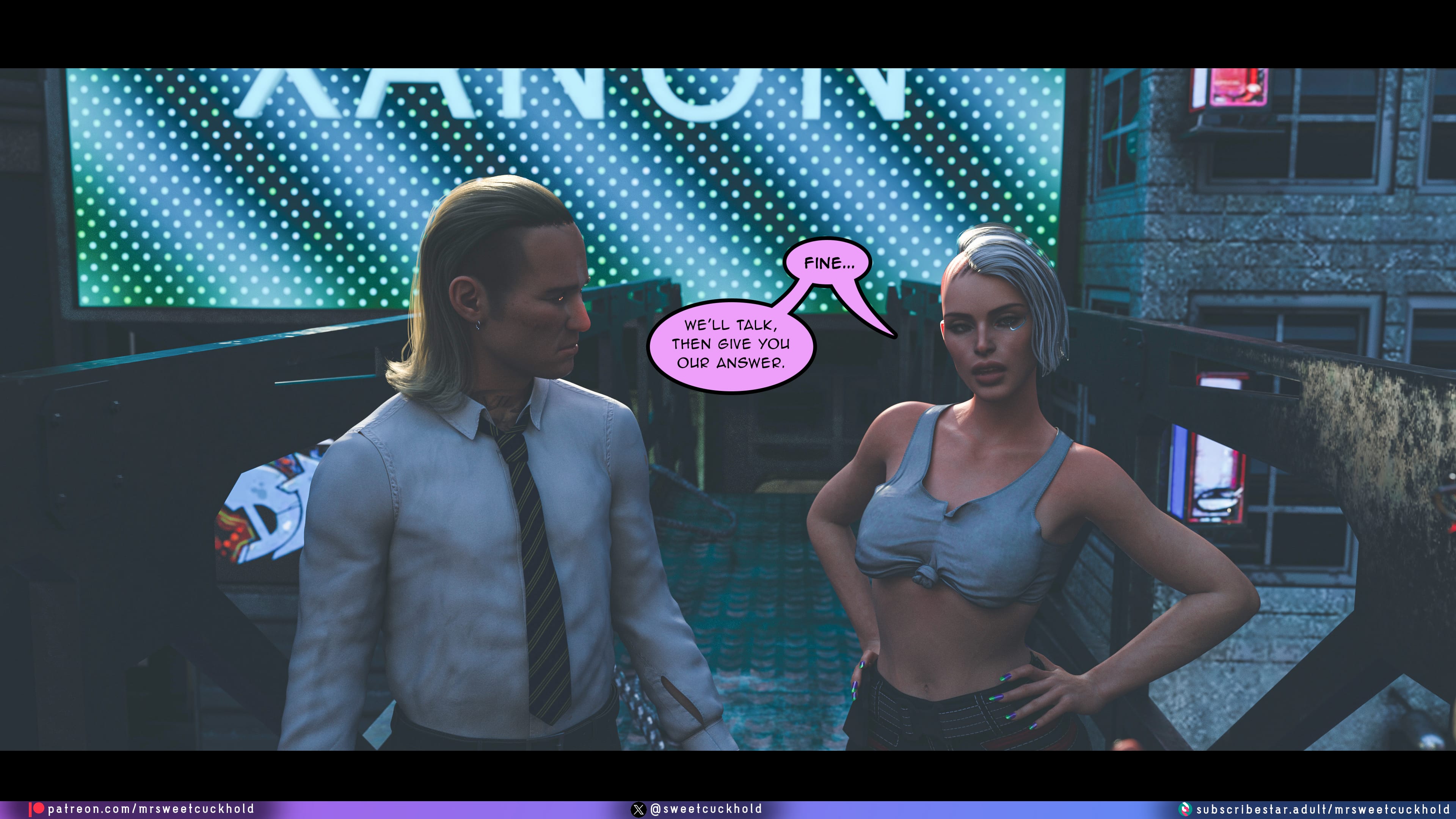 Street Corruption (Cyberpunk 2077) [Mr.SweetCuckhold] Chapter 2 Page 56