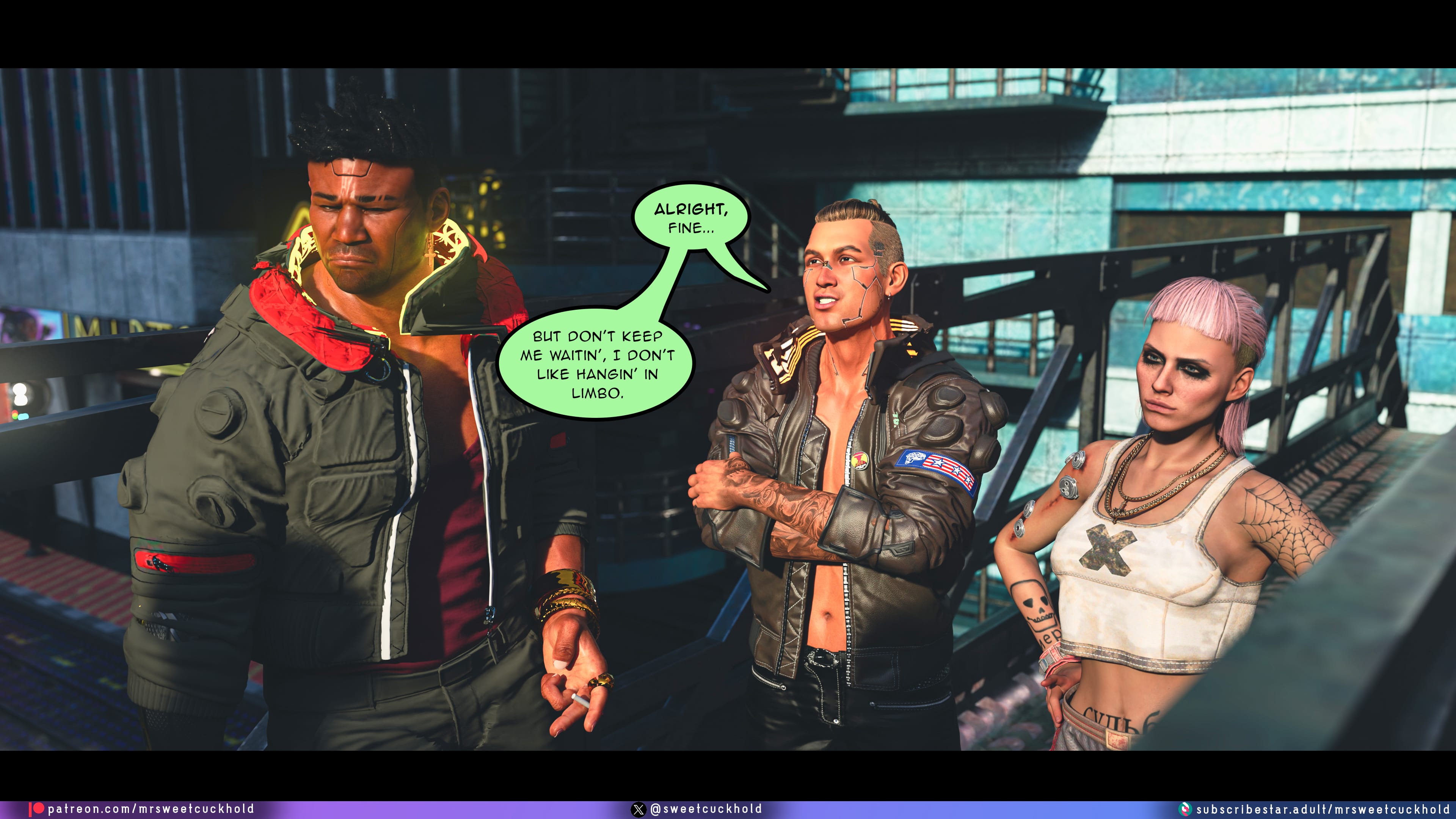 Street Corruption (Cyberpunk 2077) [Mr.SweetCuckhold] Chapter 2 Page 58