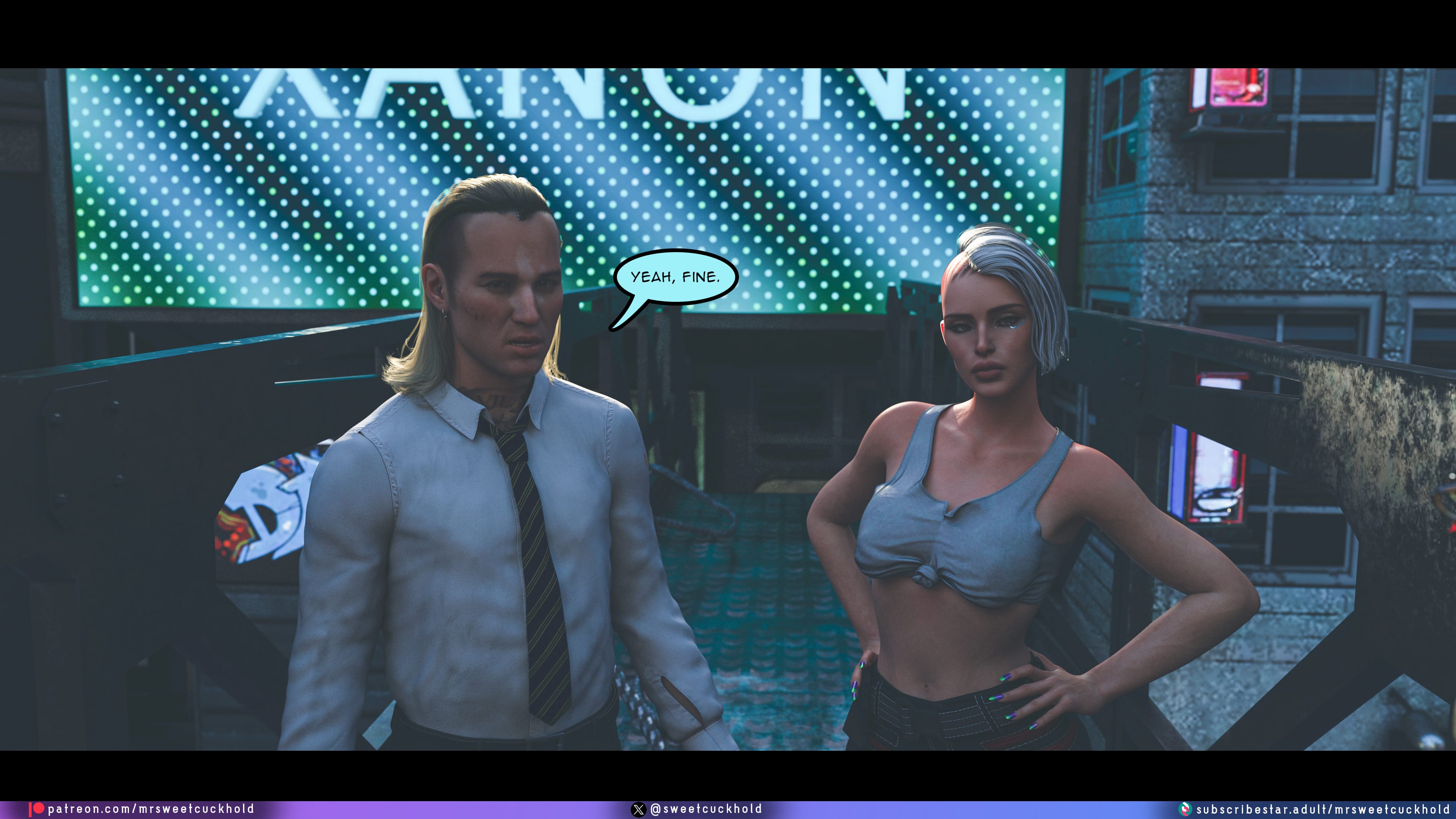 Street Corruption (Cyberpunk 2077) [Mr.SweetCuckhold] Chapter 2 Page 59
