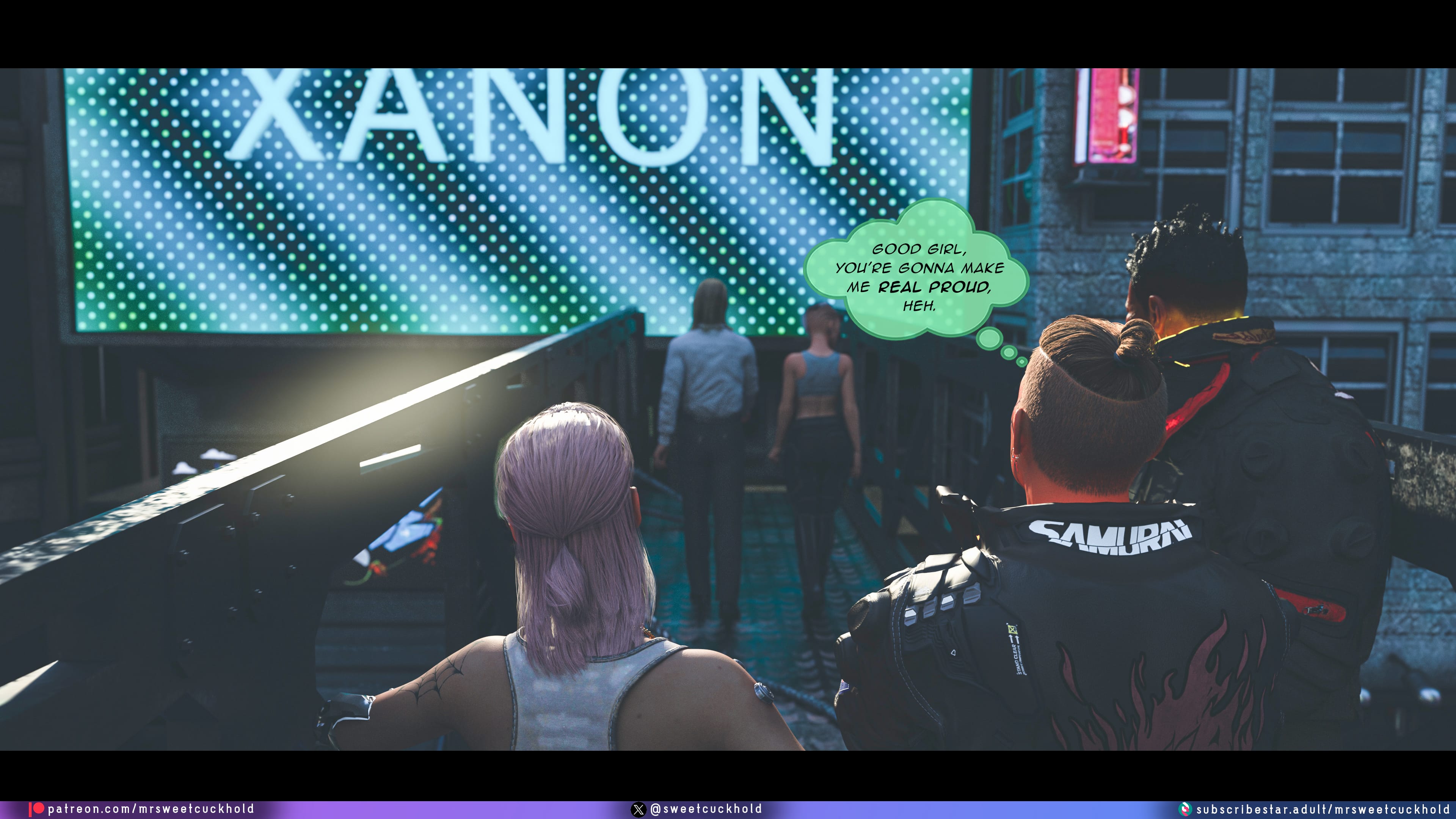 Street Corruption (Cyberpunk 2077) [Mr.SweetCuckhold] Chapter 2 Page 60
