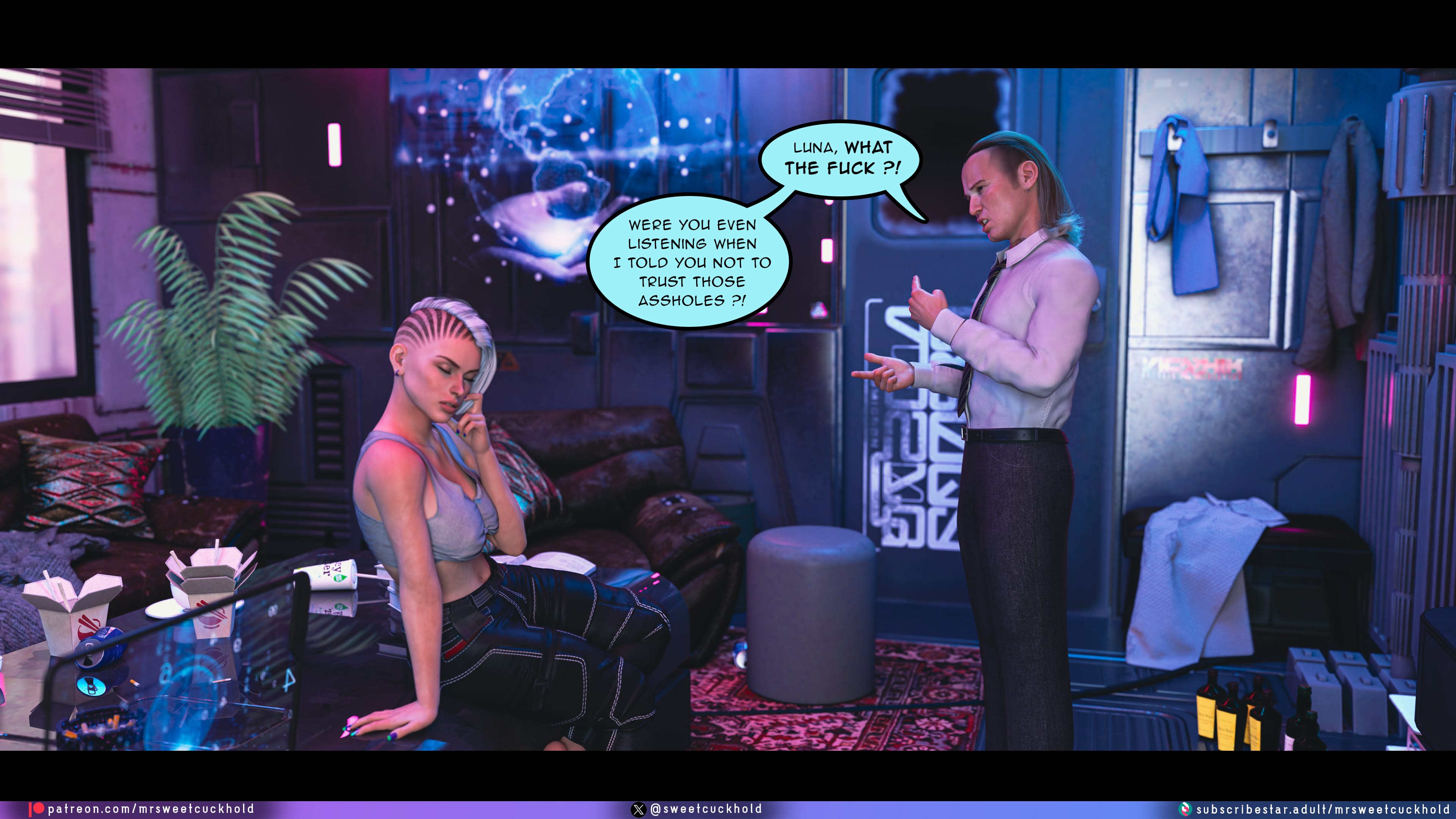 Street Corruption (Cyberpunk 2077) [Mr.SweetCuckhold] Chapter 2 Page 63