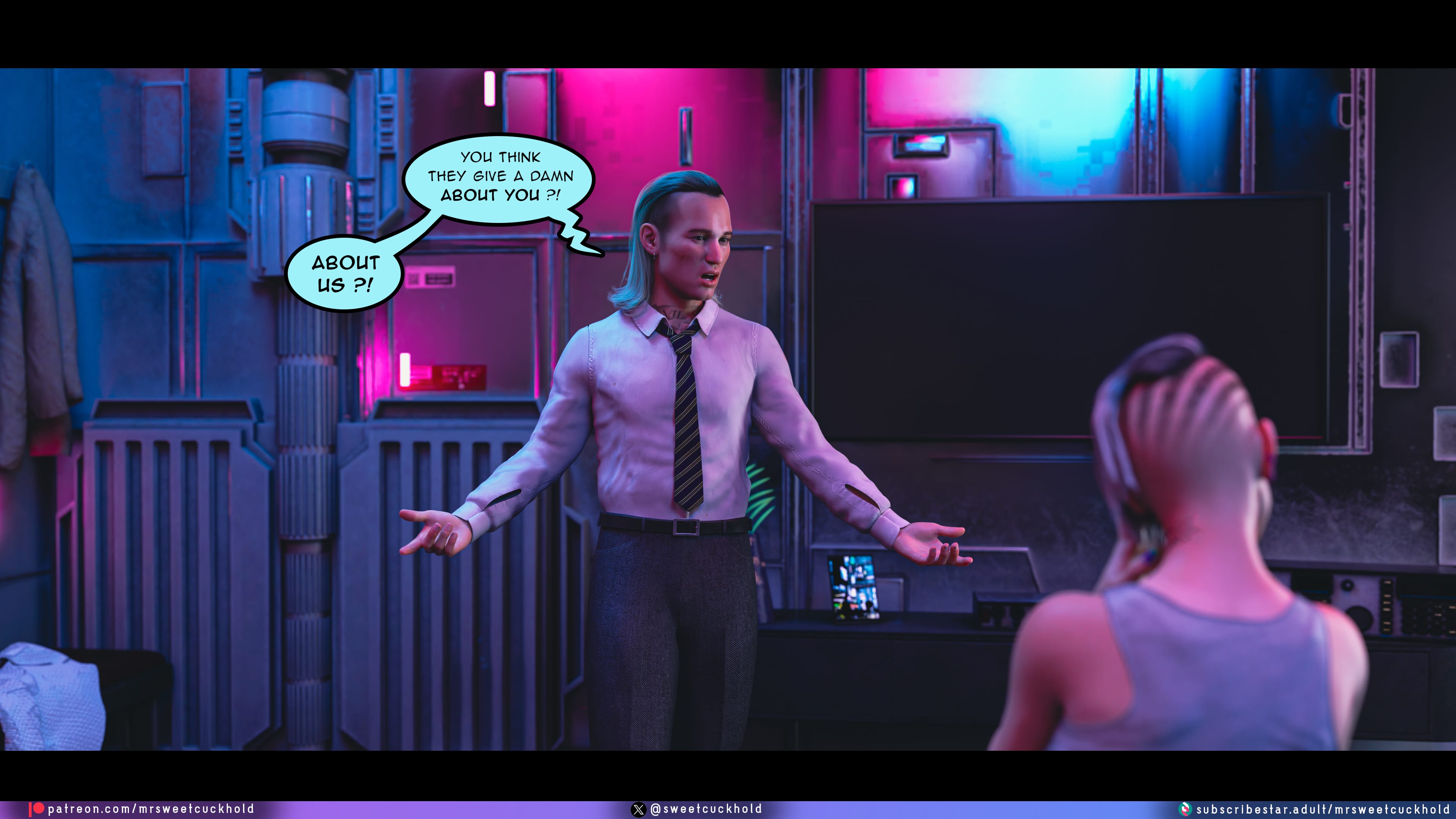 Street Corruption (Cyberpunk 2077) [Mr.SweetCuckhold] Chapter 2 Page 64