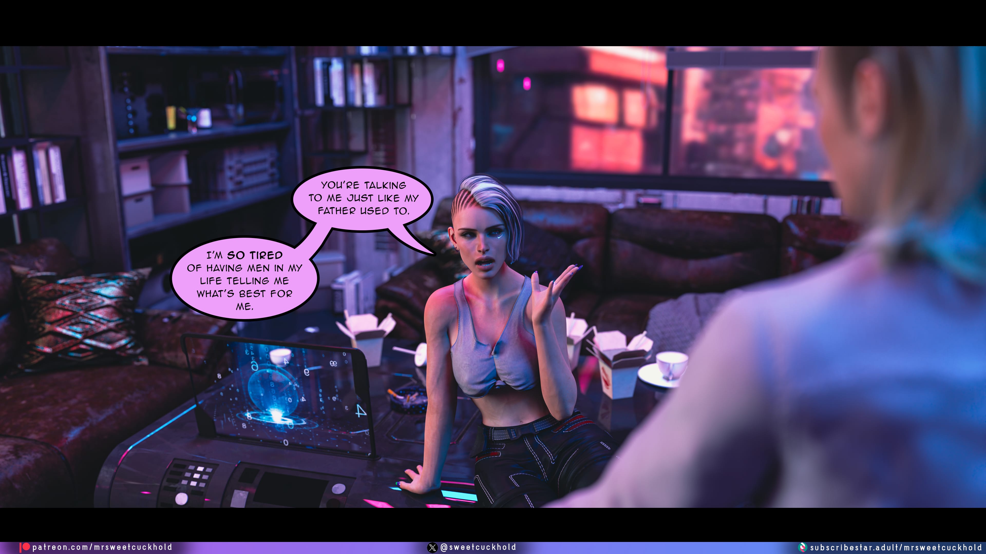 Street Corruption (Cyberpunk 2077) [Mr.SweetCuckhold] Chapter 2 Page 66