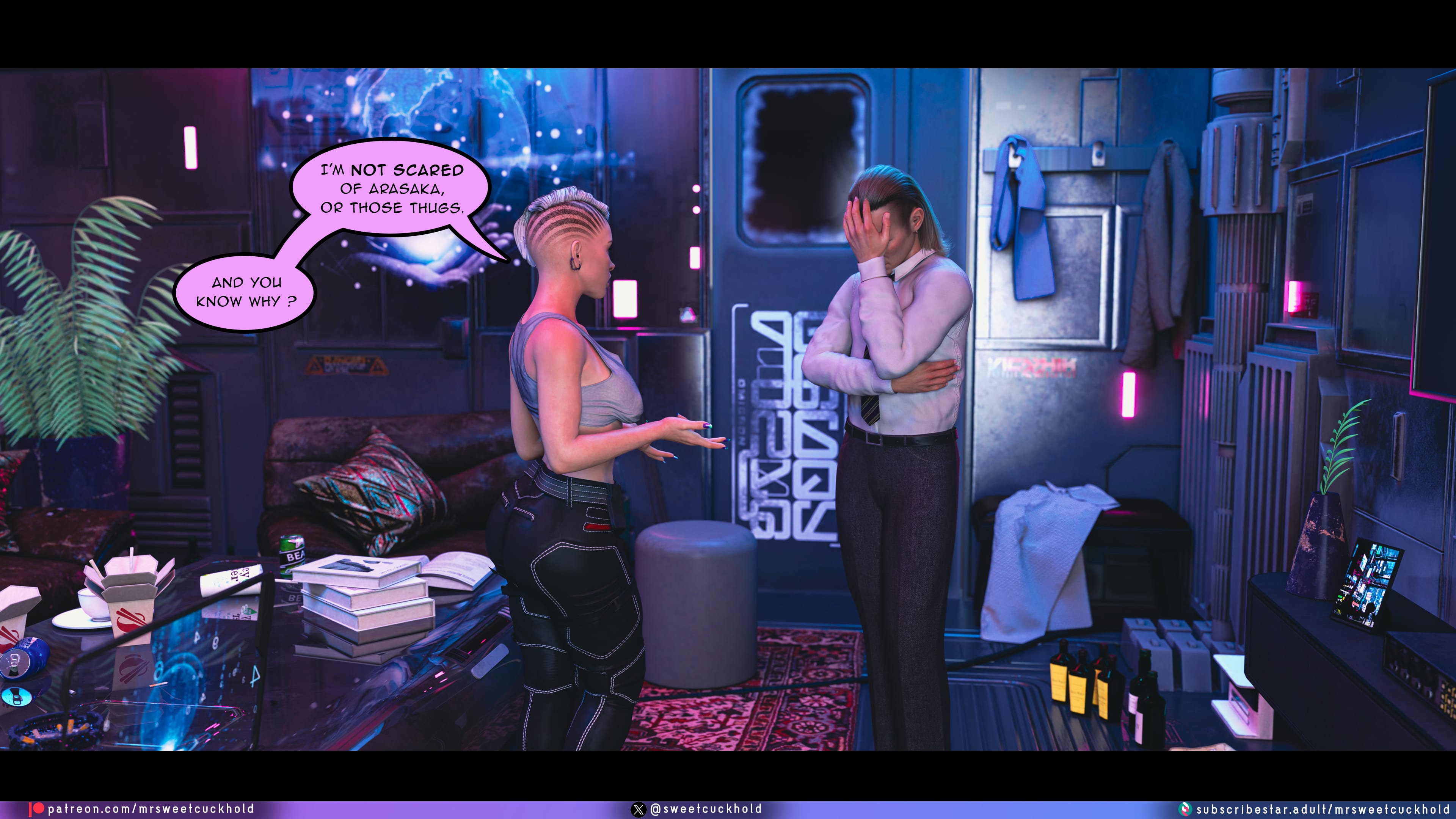 Street Corruption (Cyberpunk 2077) [Mr.SweetCuckhold] Chapter 2 Page 70