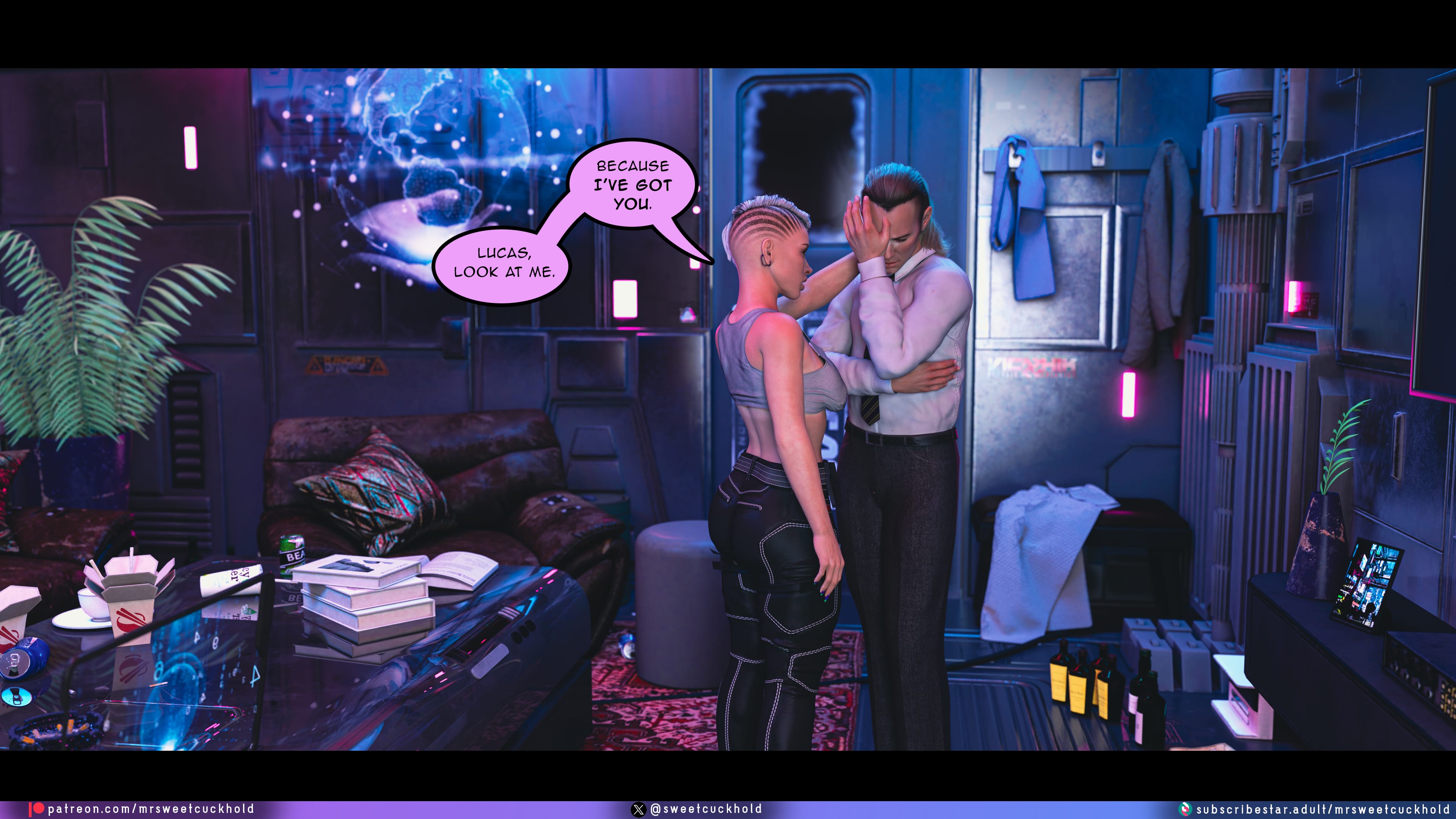 Street Corruption (Cyberpunk 2077) [Mr.SweetCuckhold] Chapter 2 Page 71