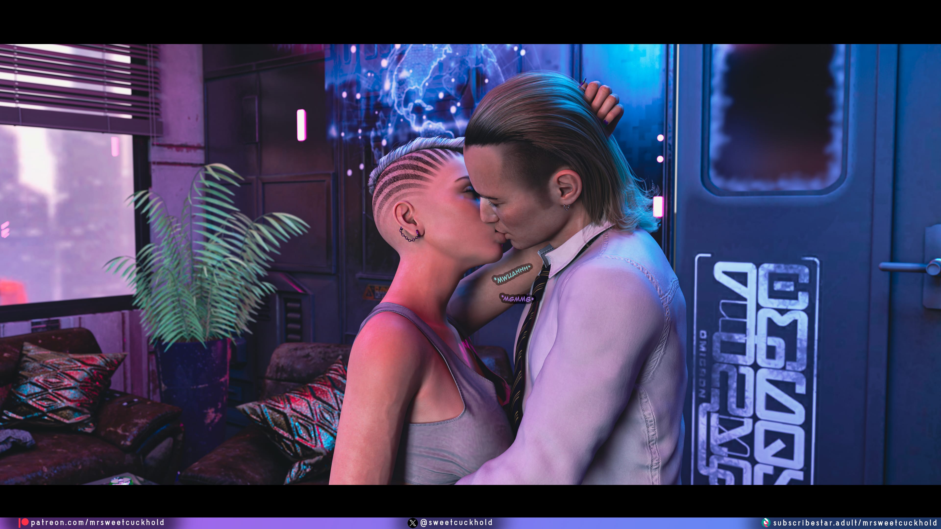 Street Corruption (Cyberpunk 2077) [Mr.SweetCuckhold] Chapter 2 Page 75