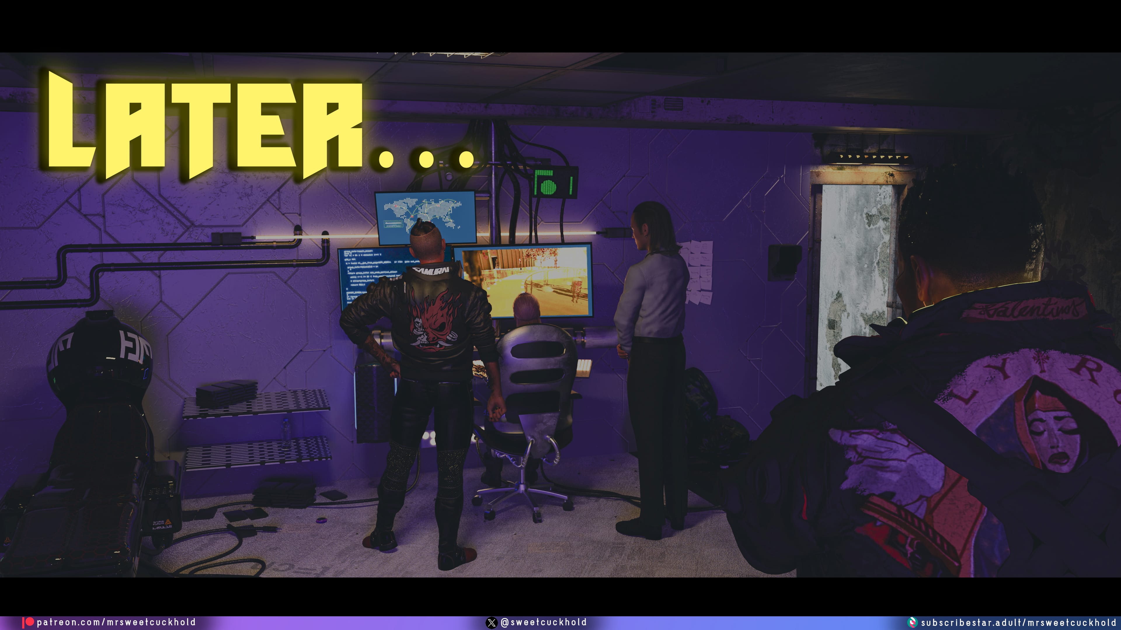 Street Corruption (Cyberpunk 2077) [Mr.SweetCuckhold] Chapter 2 Page 76