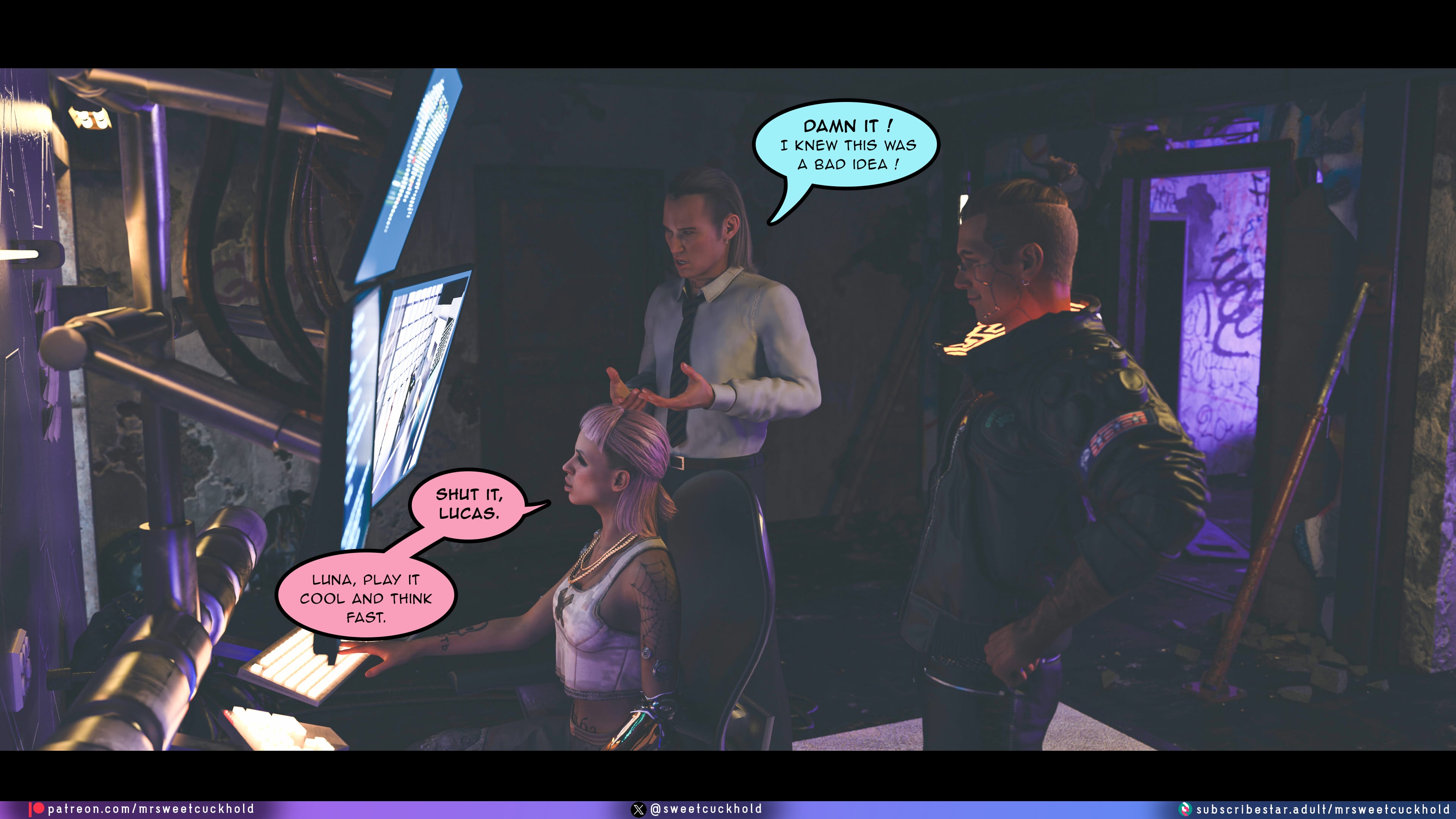Street Corruption (Cyberpunk 2077) [Mr.SweetCuckhold] Chapter 2 Page 94