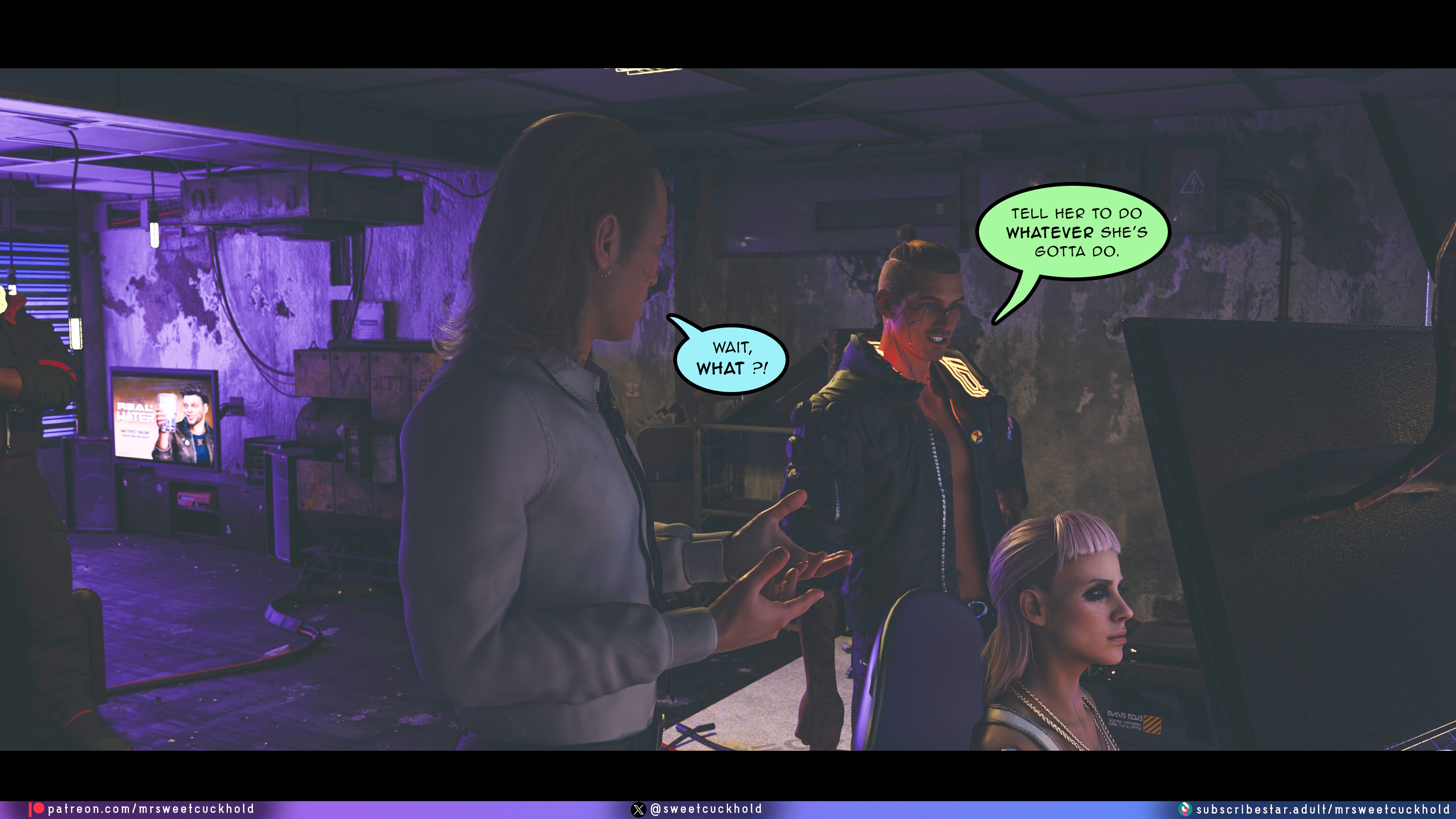 Street Corruption (Cyberpunk 2077) [Mr.SweetCuckhold] Chapter 2 Page 97