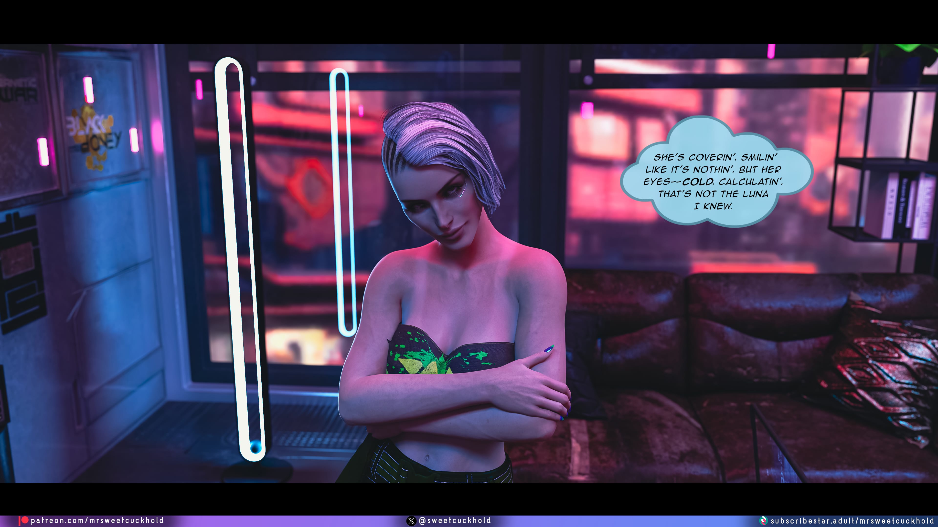 Street Corruption (Cyberpunk 2077) [Mr.SweetCuckhold] Chapter 3 Page 12