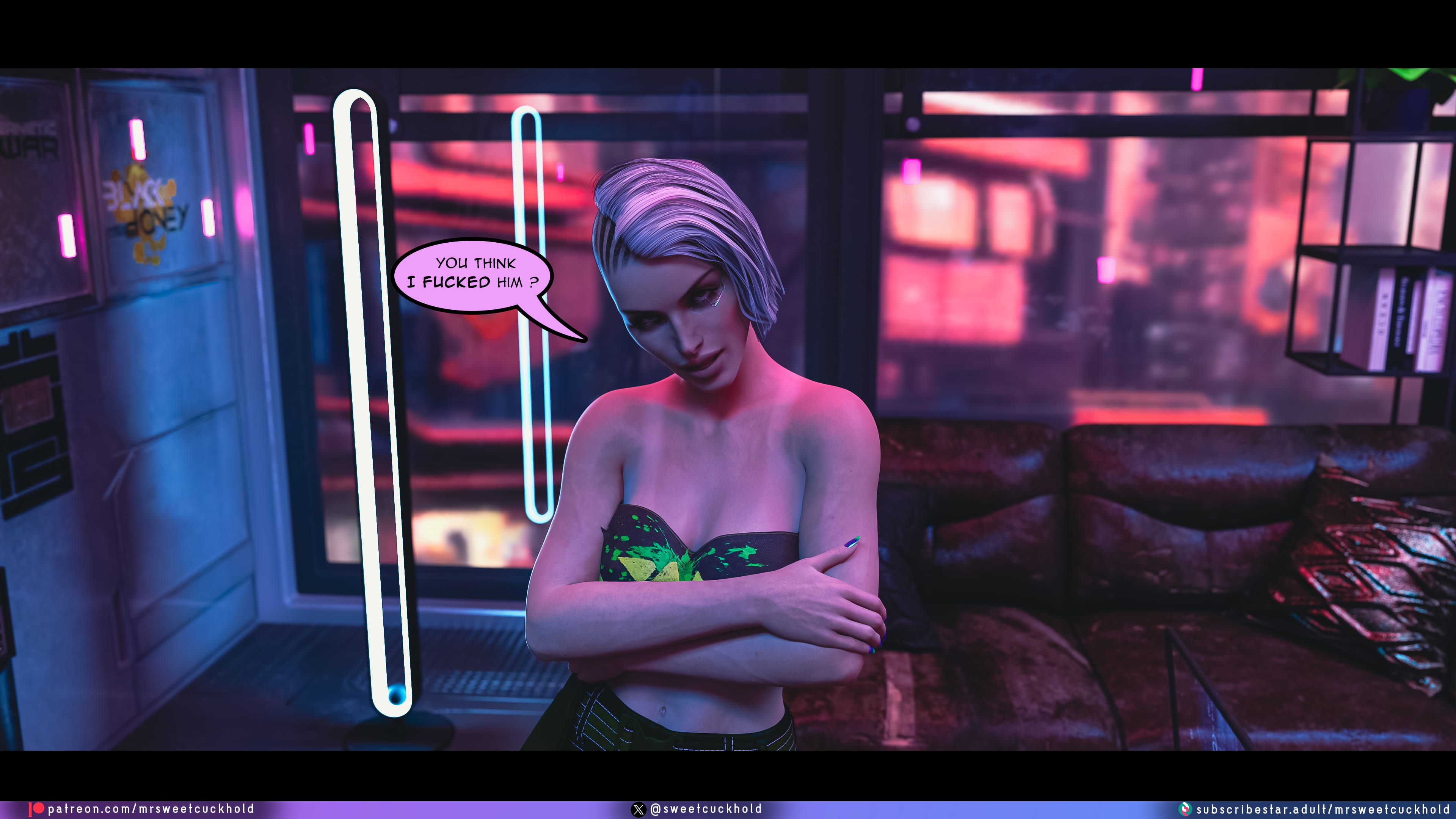 Street Corruption (Cyberpunk 2077) [Mr.SweetCuckhold] Chapter 3 Page 13