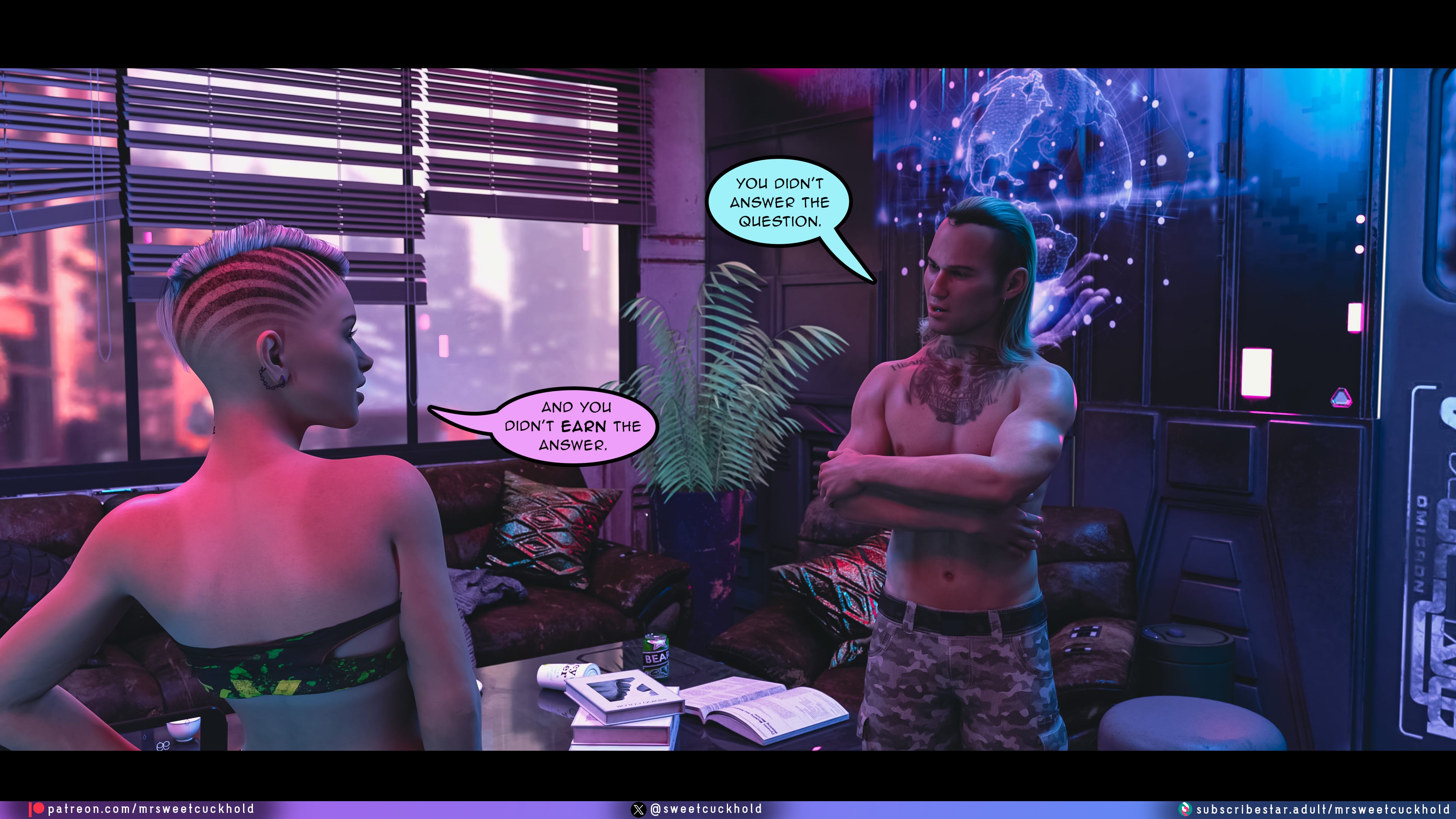 Street Corruption (Cyberpunk 2077) [Mr.SweetCuckhold] Chapter 3 Page 15