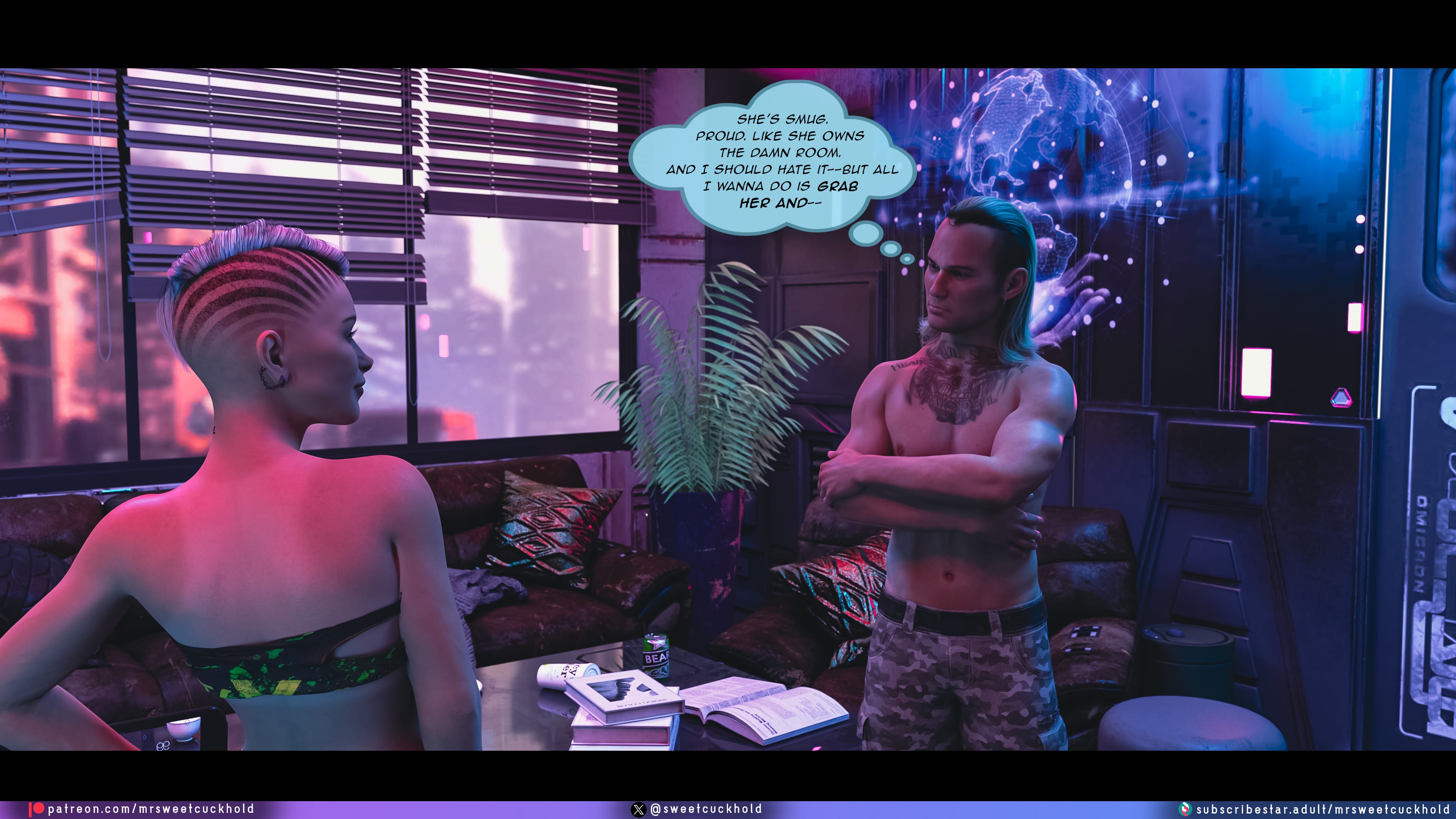Street Corruption (Cyberpunk 2077) [Mr.SweetCuckhold] Chapter 3 Page 16