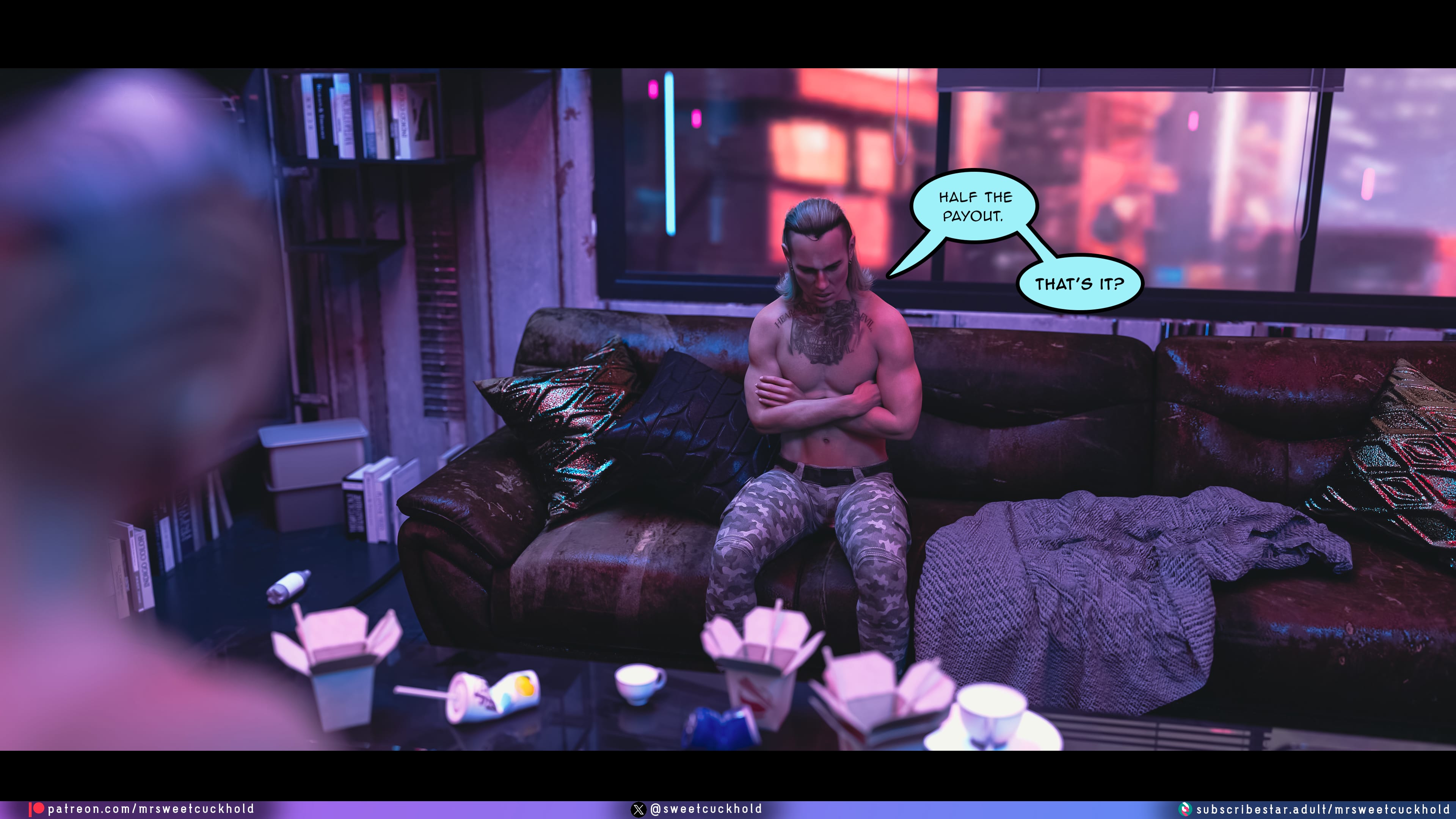 Street Corruption (Cyberpunk 2077) [Mr.SweetCuckhold] Chapter 3 Page 2