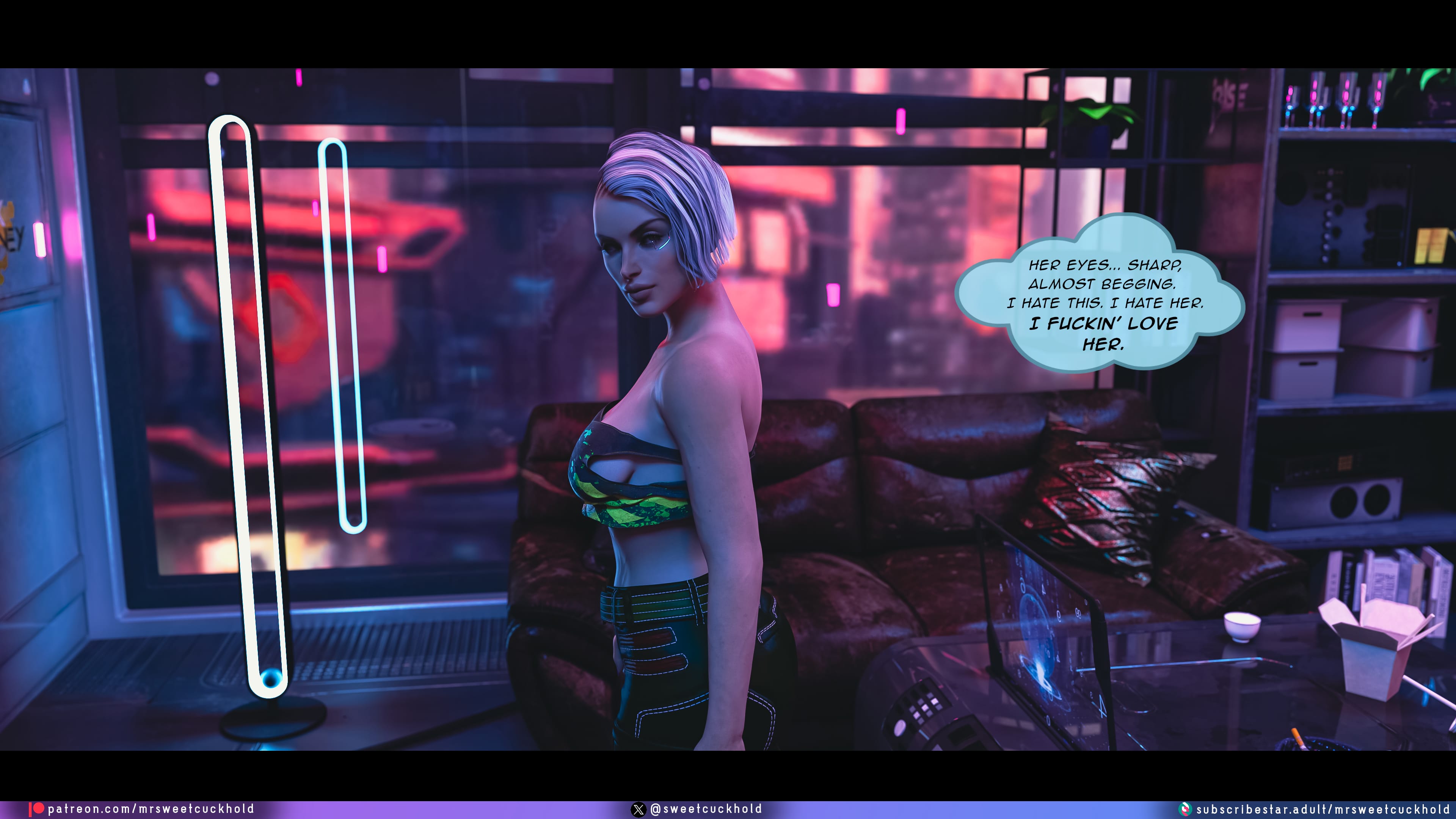 Street Corruption (Cyberpunk 2077) [Mr.SweetCuckhold] Chapter 3 Page 20