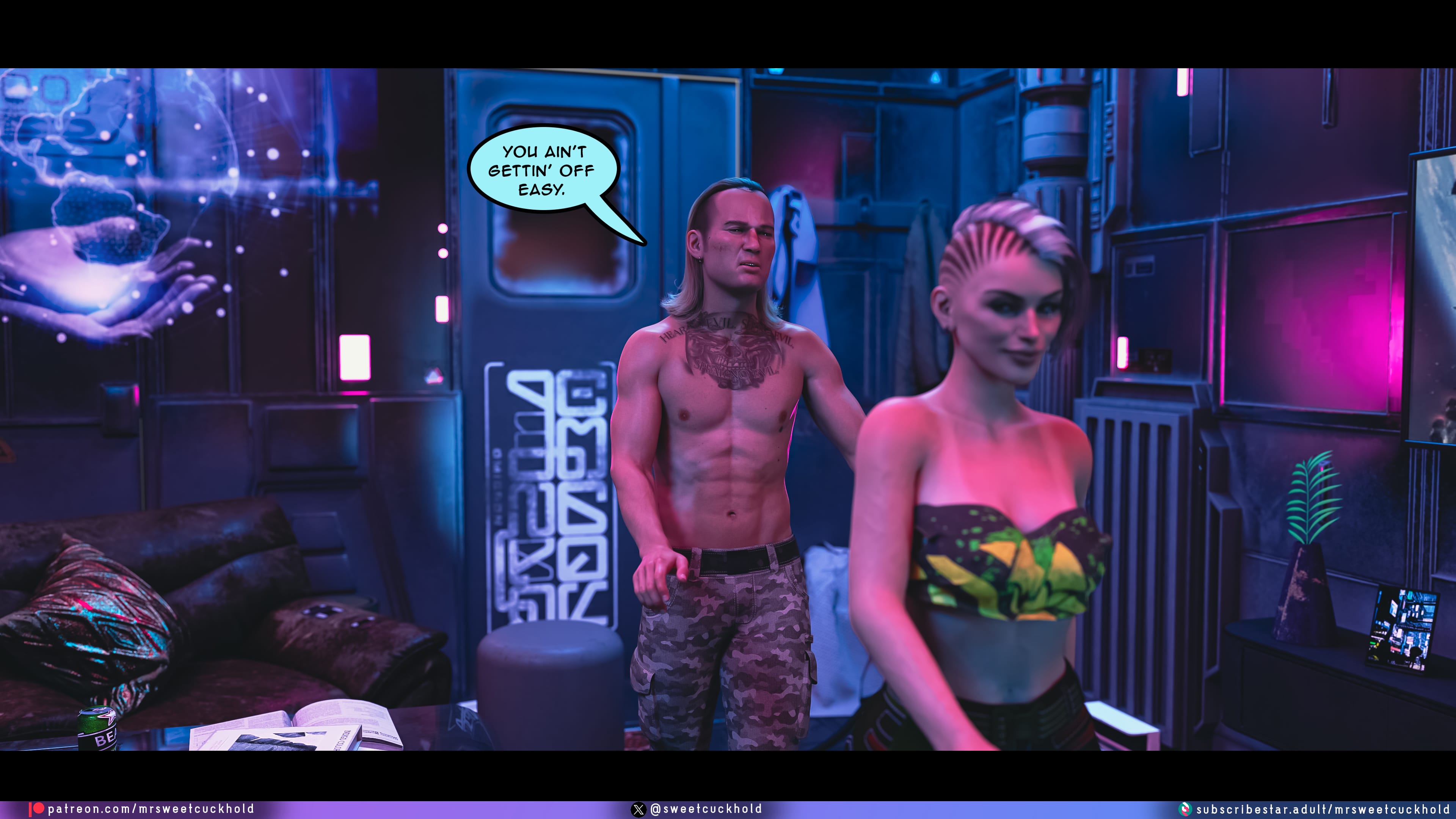 Street Corruption (Cyberpunk 2077) [Mr.SweetCuckhold] Chapter 3 Page 21