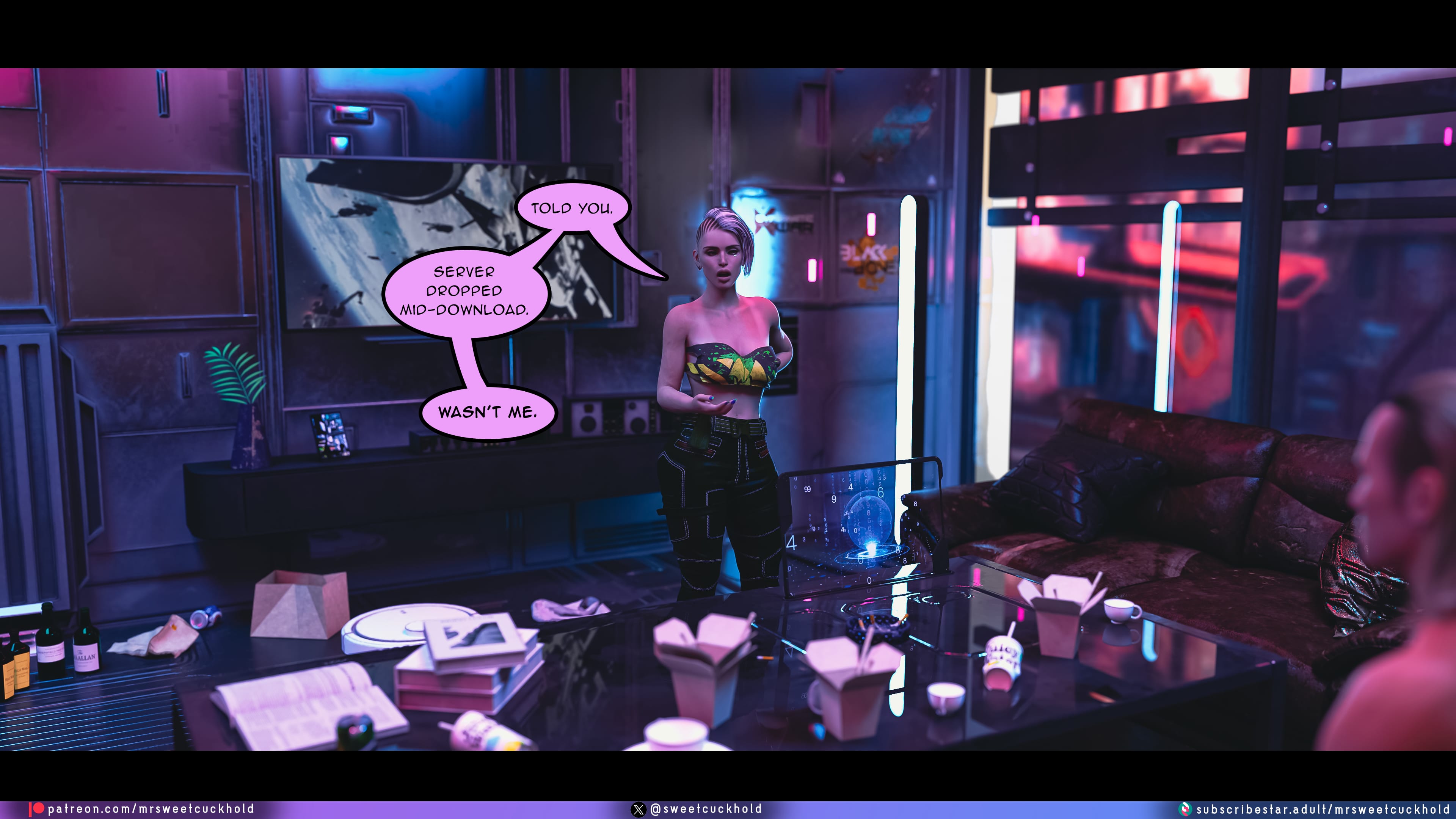 Street Corruption (Cyberpunk 2077) [Mr.SweetCuckhold] Chapter 3 Page 3