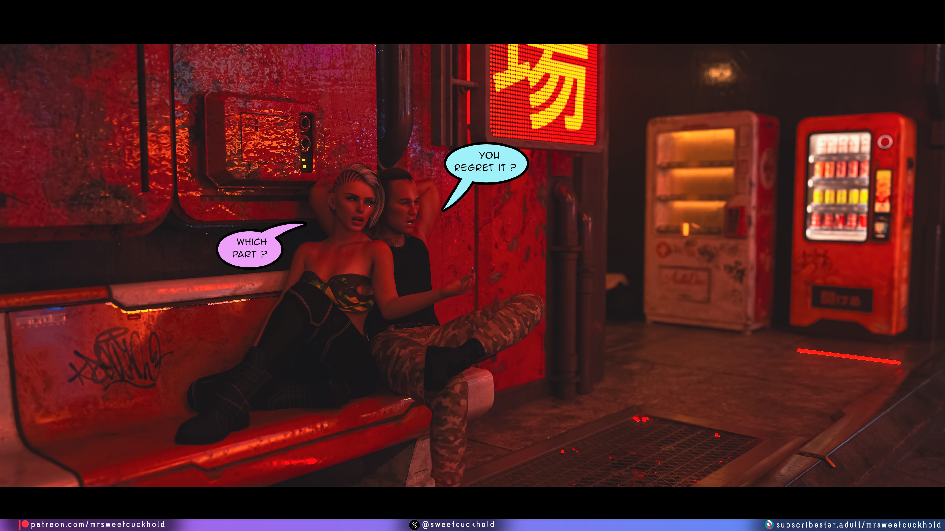 Street Corruption (Cyberpunk 2077) [Mr.SweetCuckhold] Chapter 3 Page 32