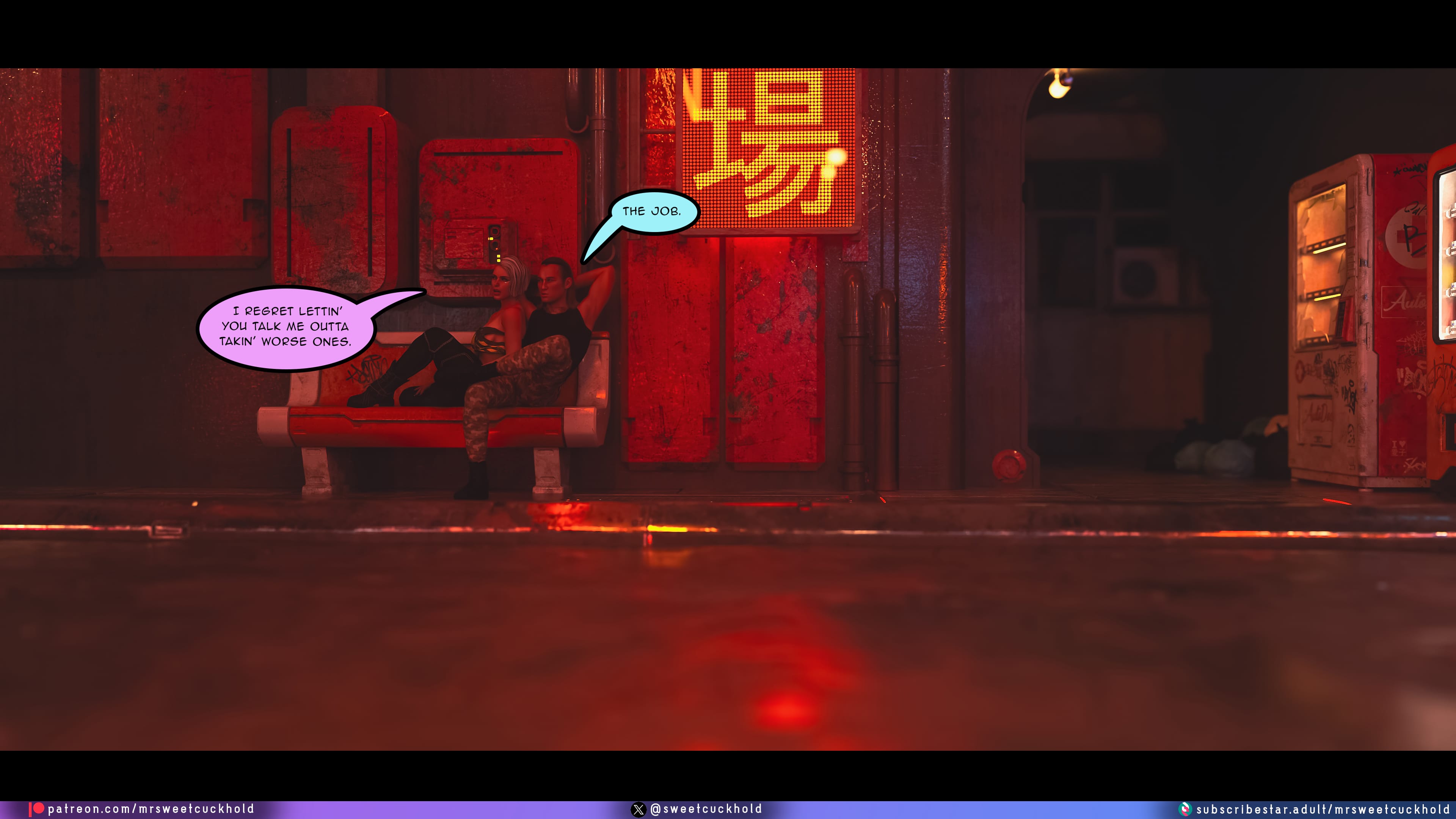 Street Corruption (Cyberpunk 2077) [Mr.SweetCuckhold] Chapter 3 Page 33