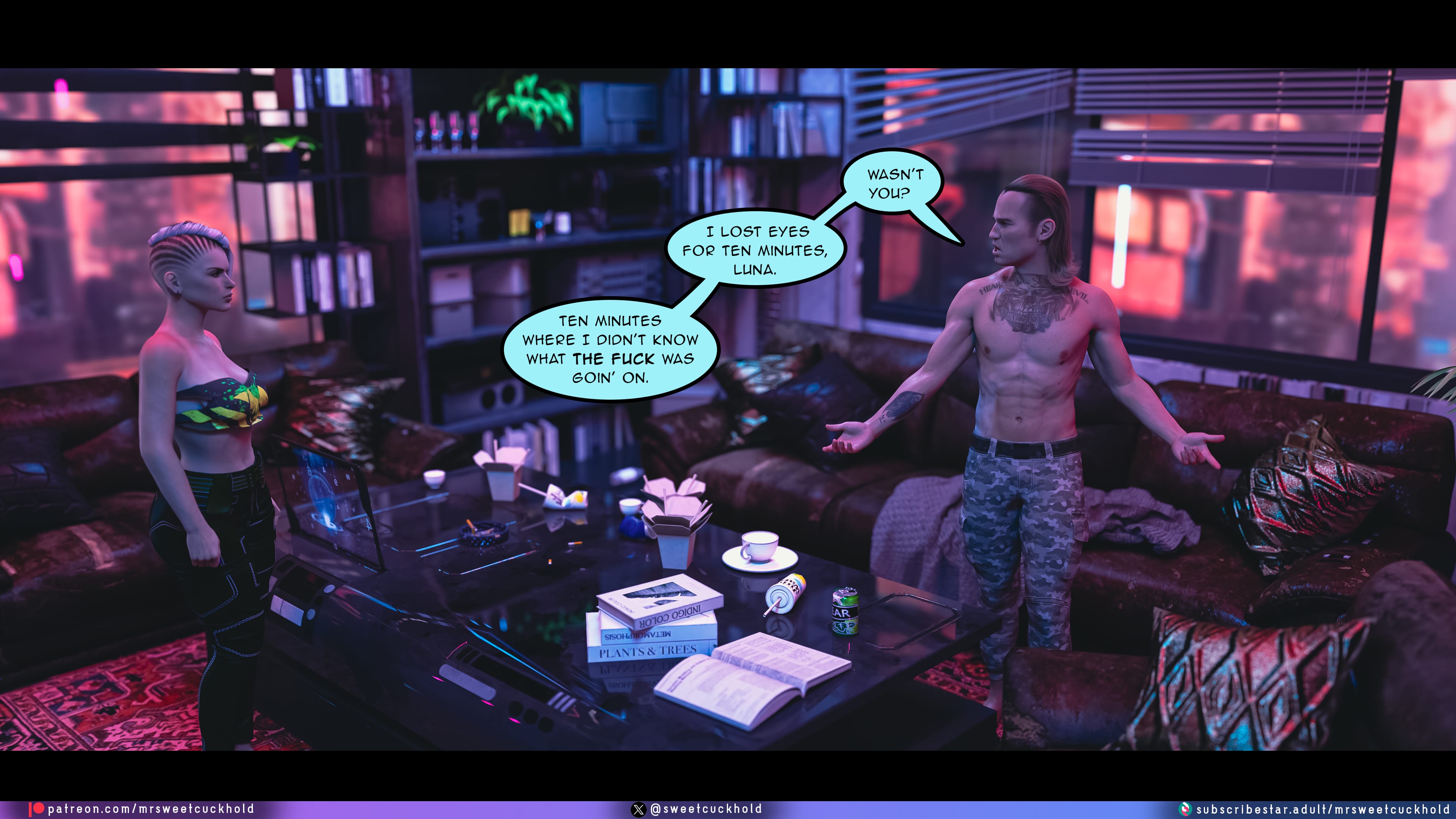 Street Corruption (Cyberpunk 2077) [Mr.SweetCuckhold] Chapter 3 Page 4
