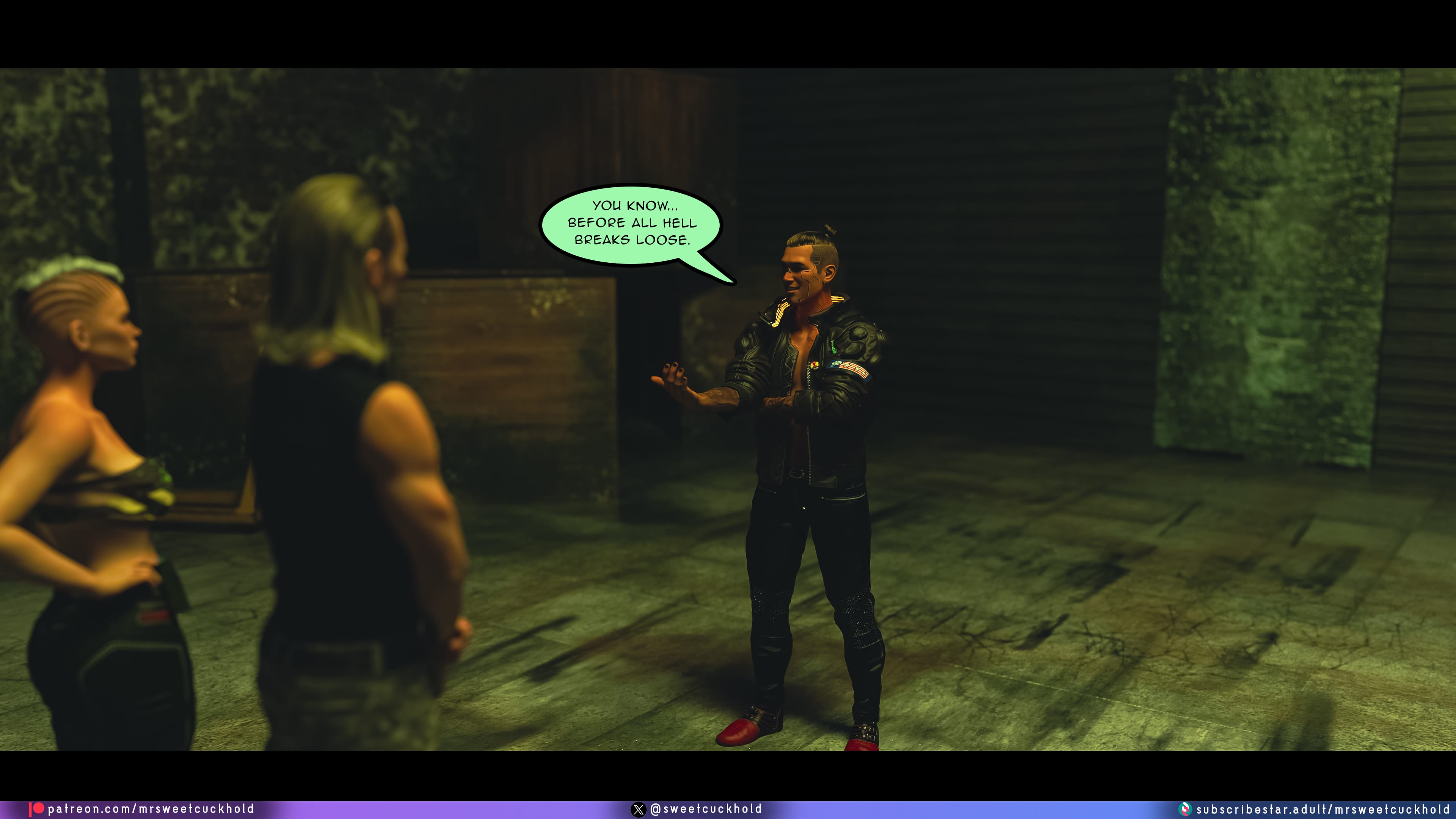 Street Corruption (Cyberpunk 2077) [Mr.SweetCuckhold] Chapter 3 Page 47