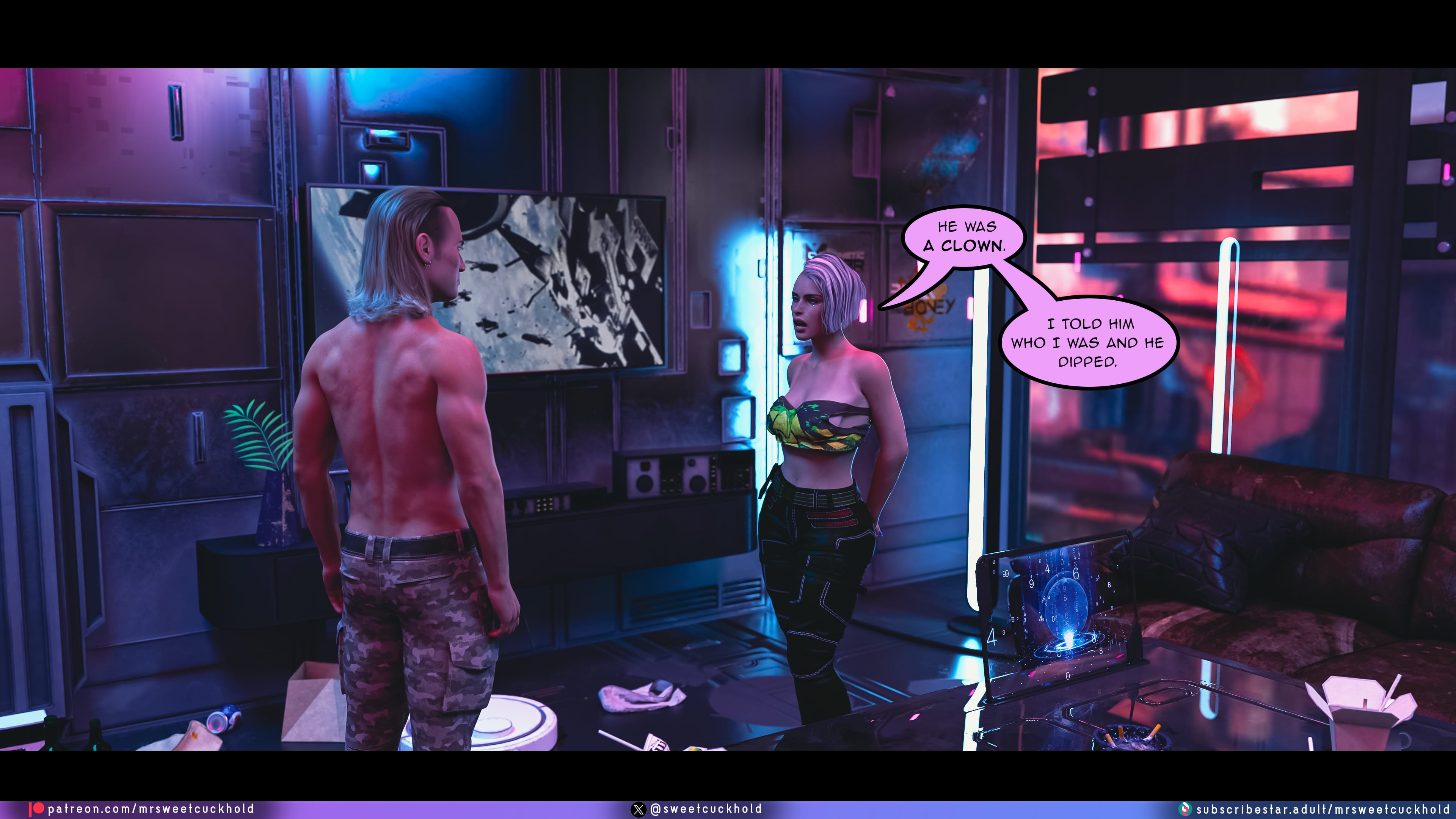 Street Corruption (Cyberpunk 2077) [Mr.SweetCuckhold] Chapter 3 Page 6