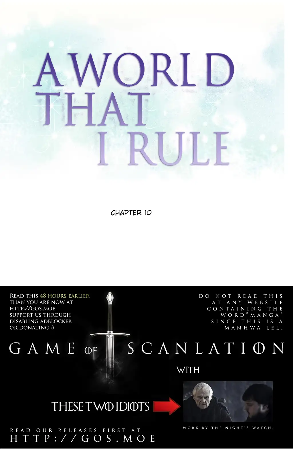 A World That I Rule Chapter 10 Page 1