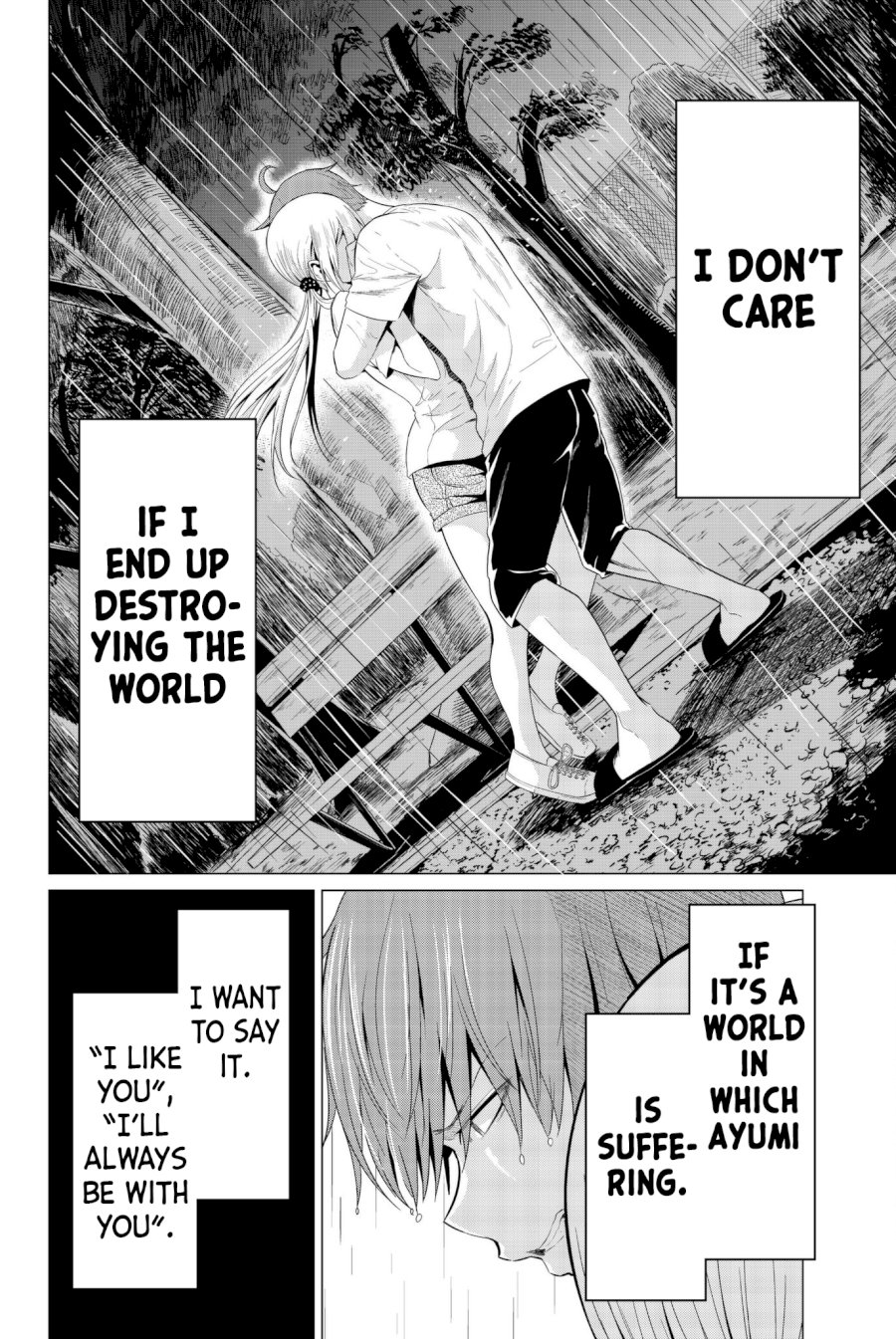 Sekai ka Kanojo ka Erabenai Chapter 13: The 13Th Decision: Hey, Did Something Happen? Page 21
