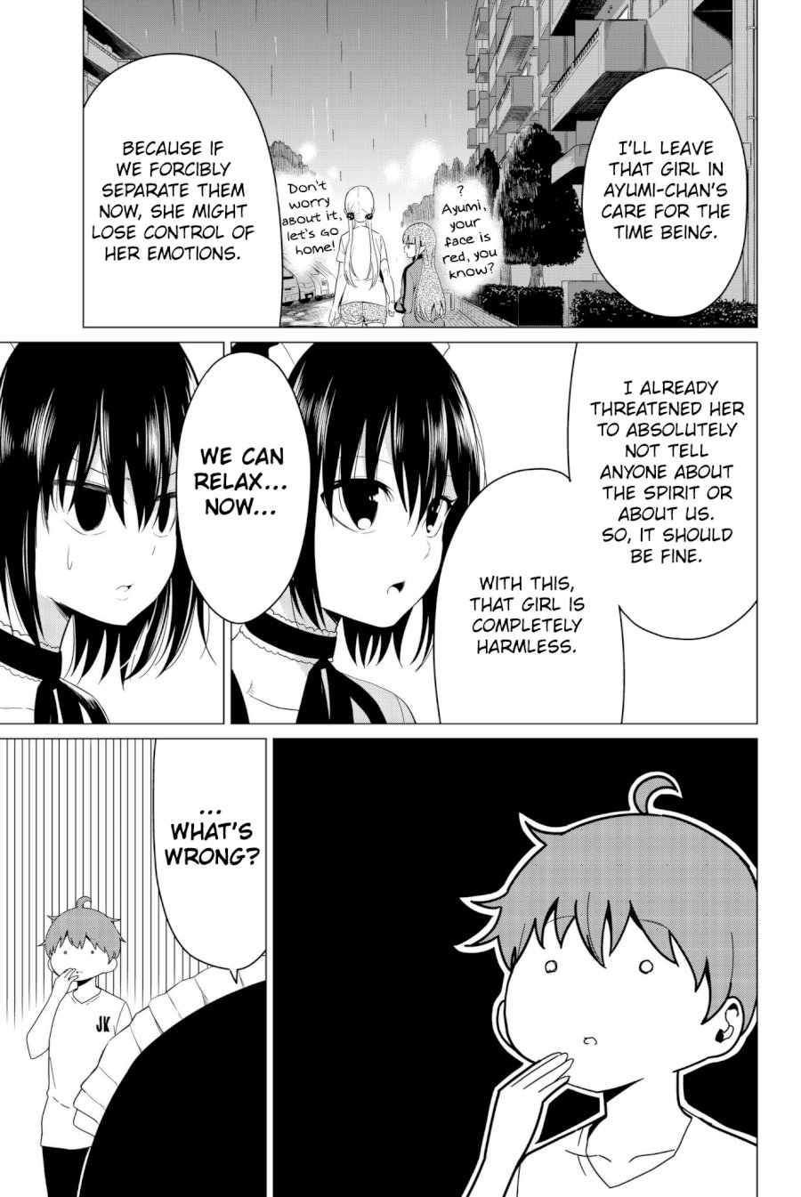Sekai ka Kanojo ka Erabenai Chapter 13: The 13Th Decision: Hey, Did Something Happen? Page 28