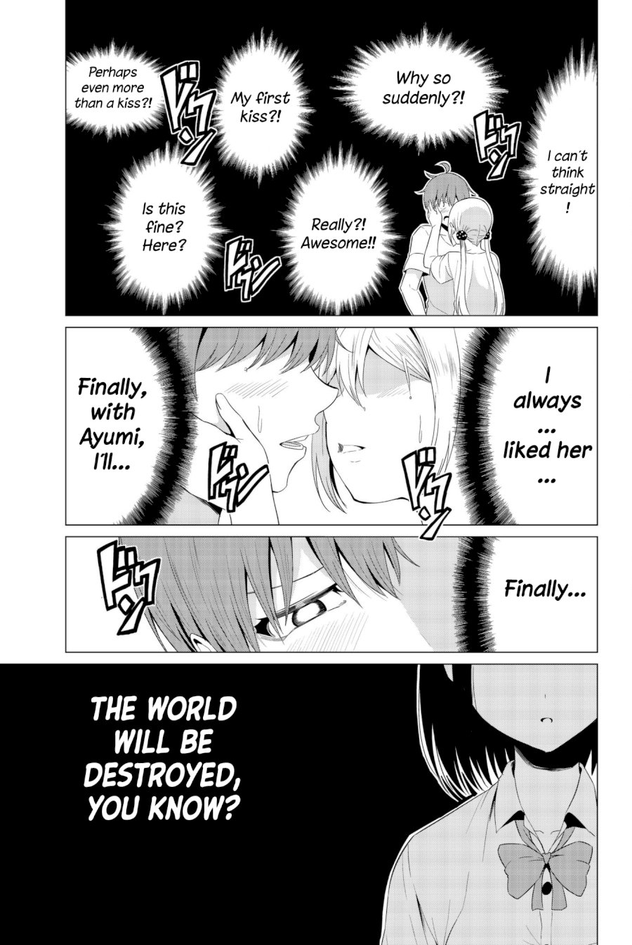 Sekai ka Kanojo ka Erabenai Chapter 13: The 13Th Decision: Hey, Did Something Happen? Page 6
