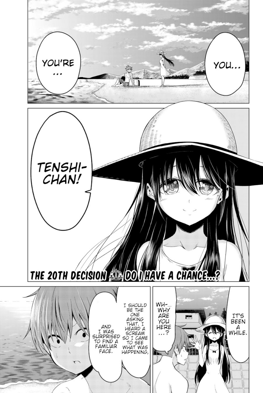 Sekai ka Kanojo ka Erabenai Chapter 20: The 20Th Decision: Do I Have A Chance…? Page 7