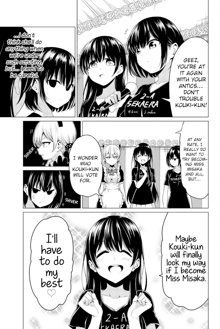 Sekai ka Kanojo ka Erabenai Chapter 26: The 26Th Decision: I Definitely Won’T Lose To Someone Like You! Page 24