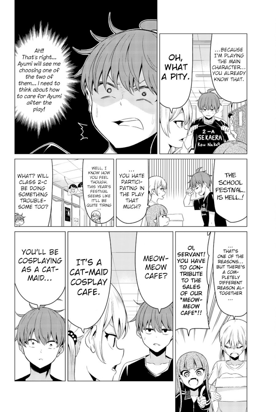 Sekai ka Kanojo ka Erabenai Chapter 26: The 26Th Decision: I Definitely Won’T Lose To Someone Like You! Page 7