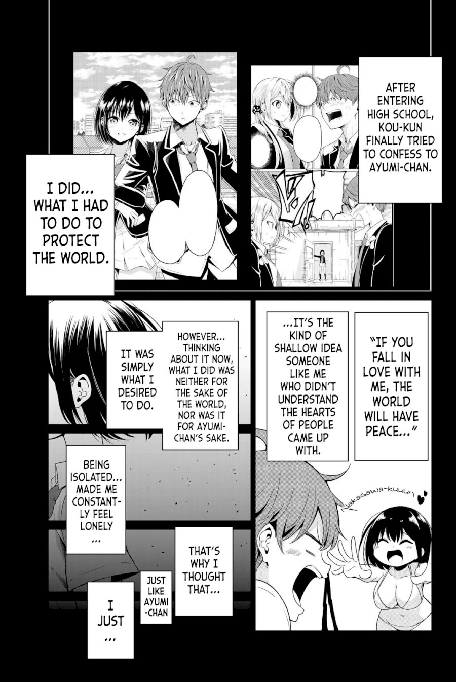 Sekai ka Kanojo ka Erabenai Chapter 28: The 28Th Decision: I Already Know The Answer. Page 12