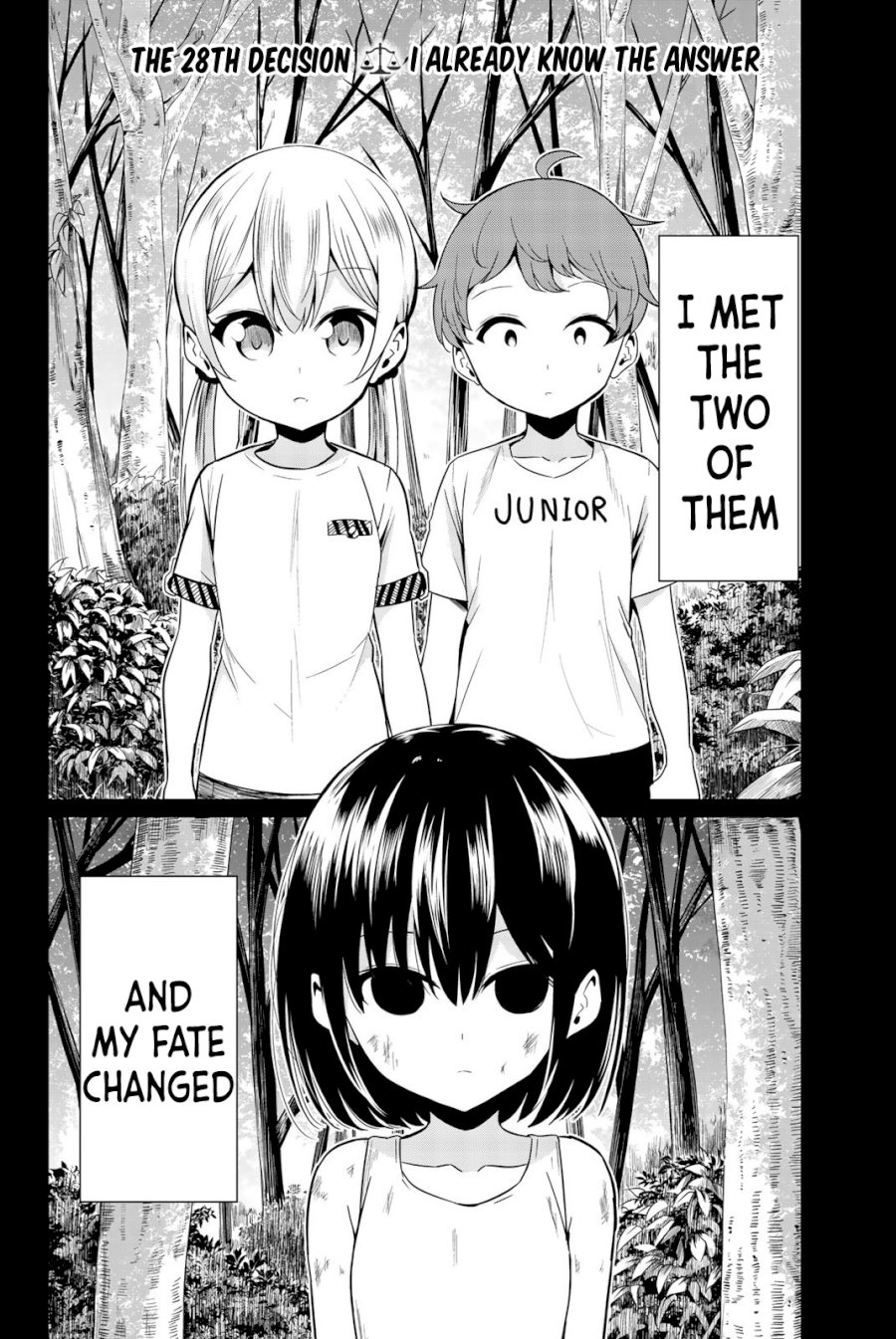 Sekai ka Kanojo ka Erabenai Chapter 28: The 28Th Decision: I Already Know The Answer. Page 3