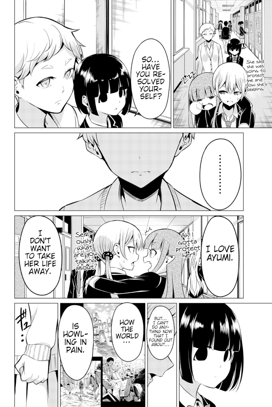 Sekai ka Kanojo ka Erabenai Chapter 33: The 33Rd Decision: Don’T Leave Me Alone. Page 13