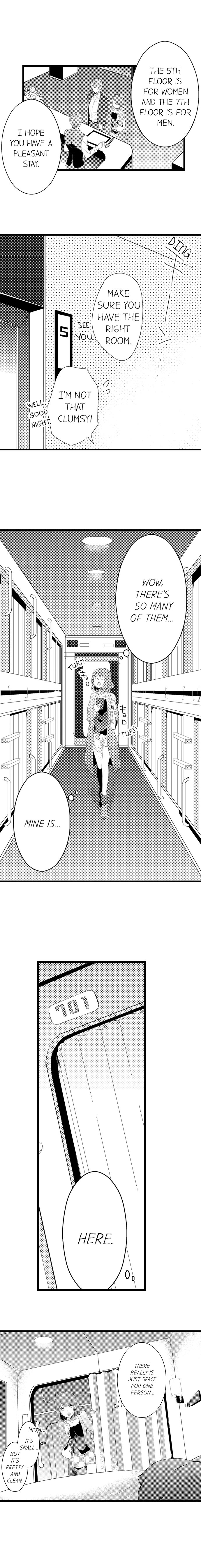 A Hot Night With My Boss in a Capsule Hotel Chapter 1 Page 7