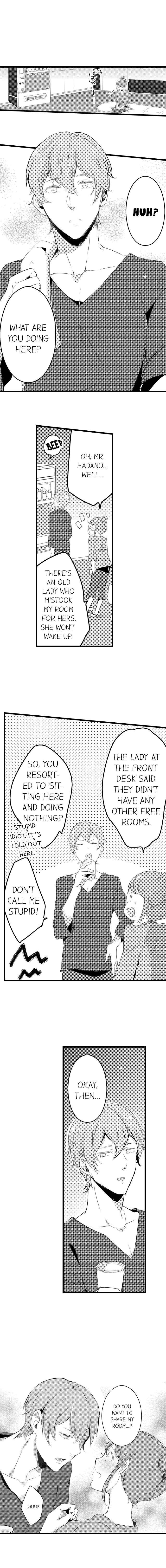 A Hot Night With My Boss in a Capsule Hotel Chapter 1 Page 9
