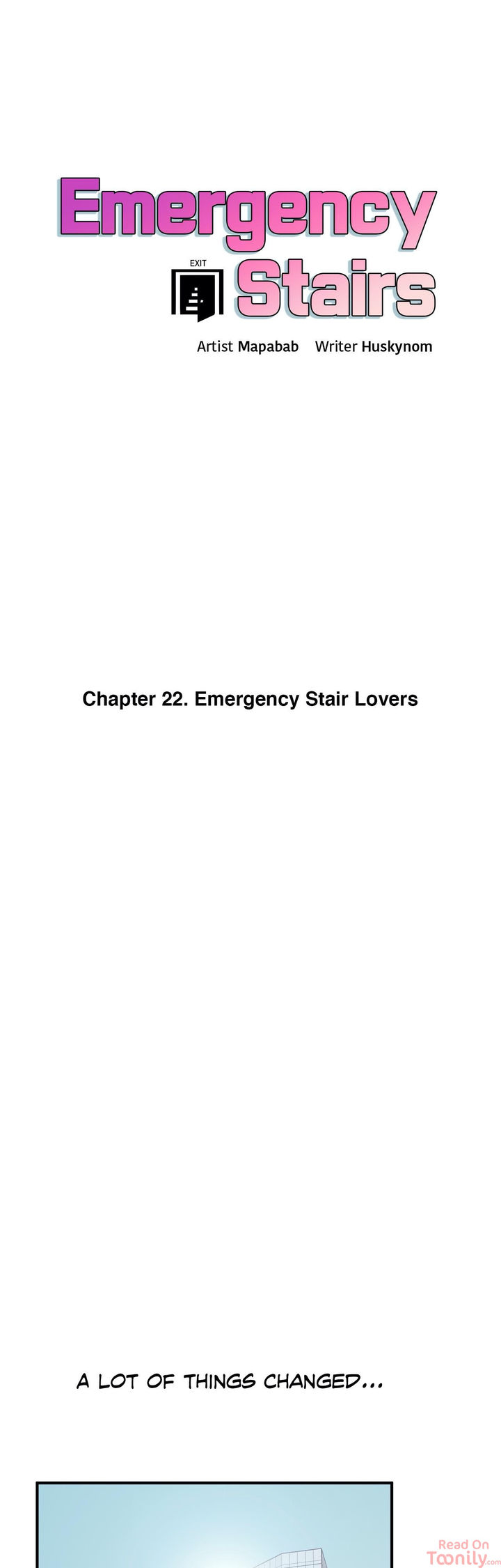 Emergency Stairs Chapter 22 Page 1