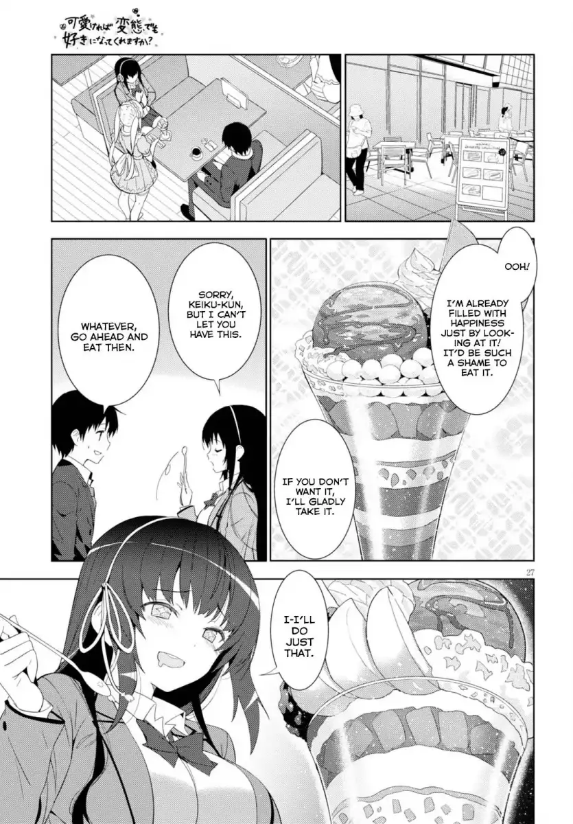 Kawaikereba Hentai demo Suki ni Natte Kuremasu ka? Chapter 4 Page 27