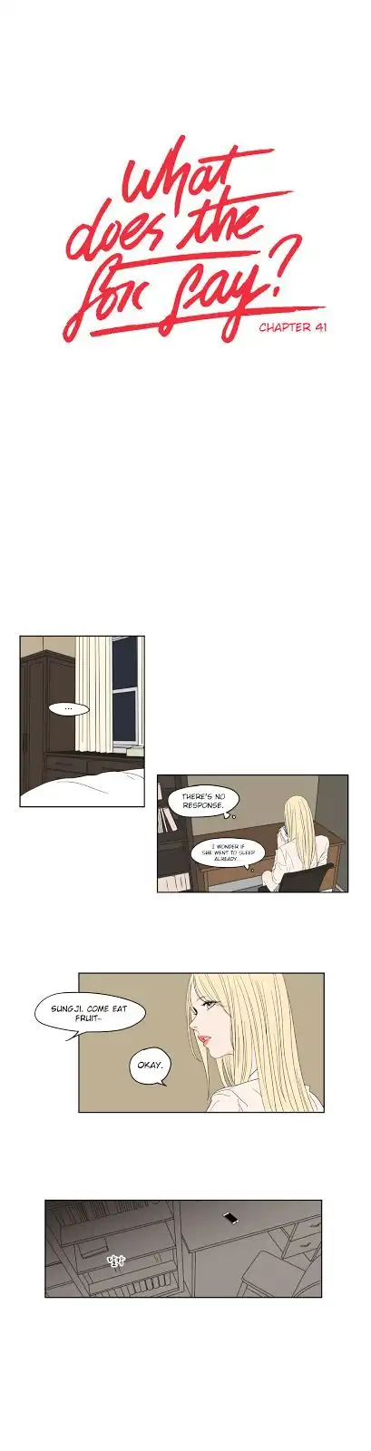 What Does the Fox Say? Chapter 41 Page 1
