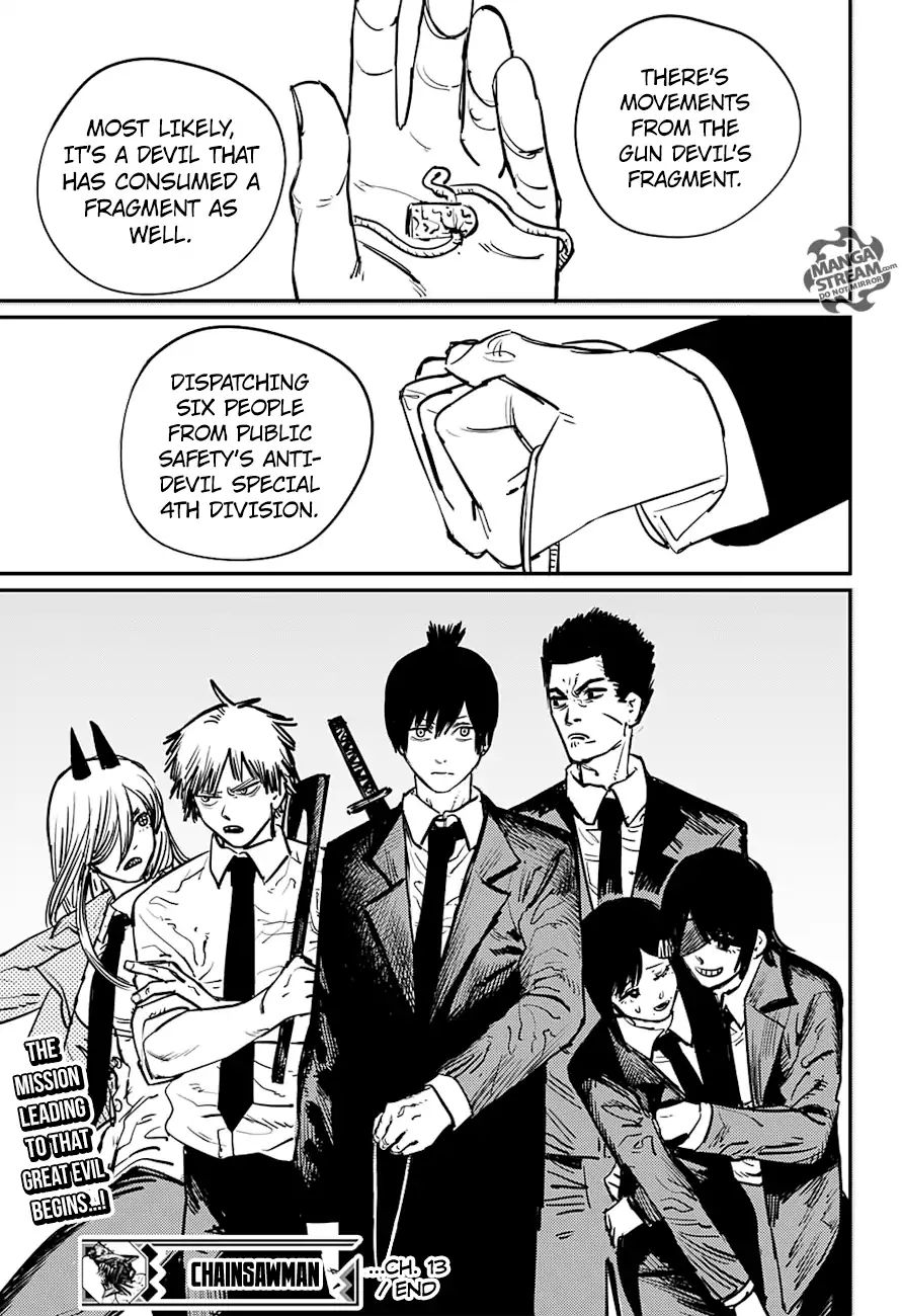 Chainsaw Man Chapter 13: The Gun Devil Page 19