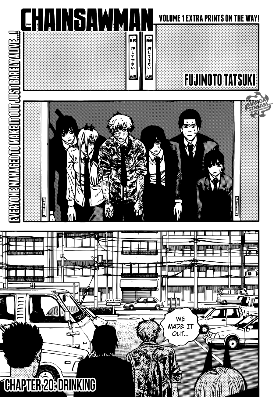 Chainsaw Man Chapter 20: Drinking Page 1